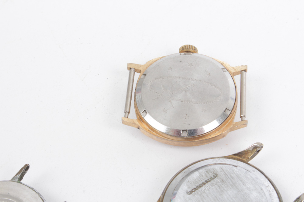 Vintage Watch Faces Featuring Bulova and Gruen