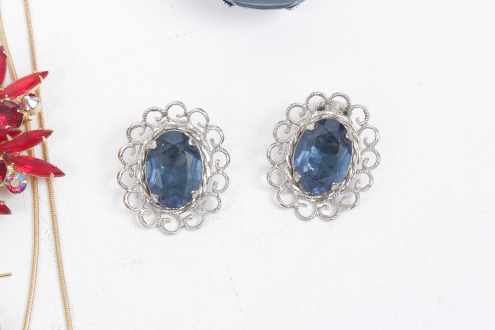 Vintage Rhinestone Jewelry Selection
