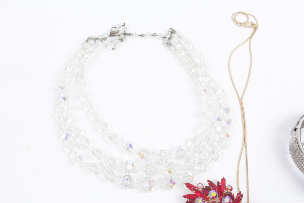 Vintage Rhinestone Jewelry Selection