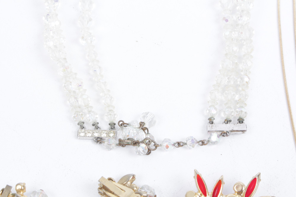 Vintage Rhinestone Jewelry Selection