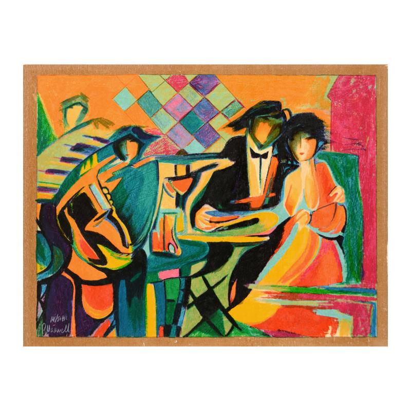 Philip Maxwell Limited Edition Serigraph "The Jazz Club"