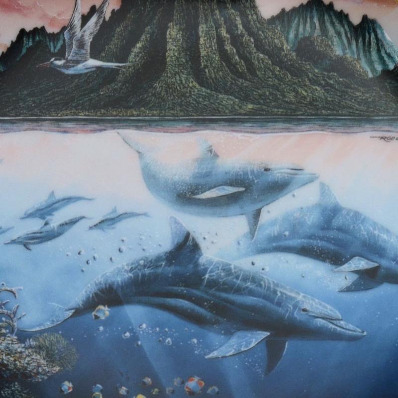 Robert Lyn Nelson Limited Edition Collectible Plate "Hawaiian Muses"