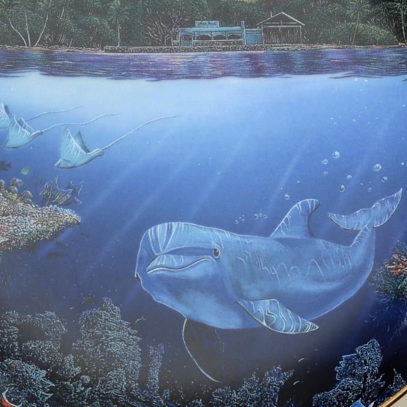 Robert Lyn Nelson Limited Edition Collectible Plate "Chez Paul"