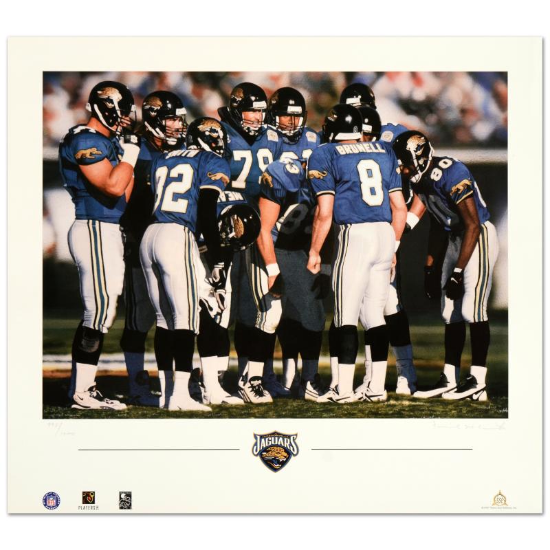 Daniel M. Smith Limited Edition Lithograph "The Huddle VII (Jaguars)"