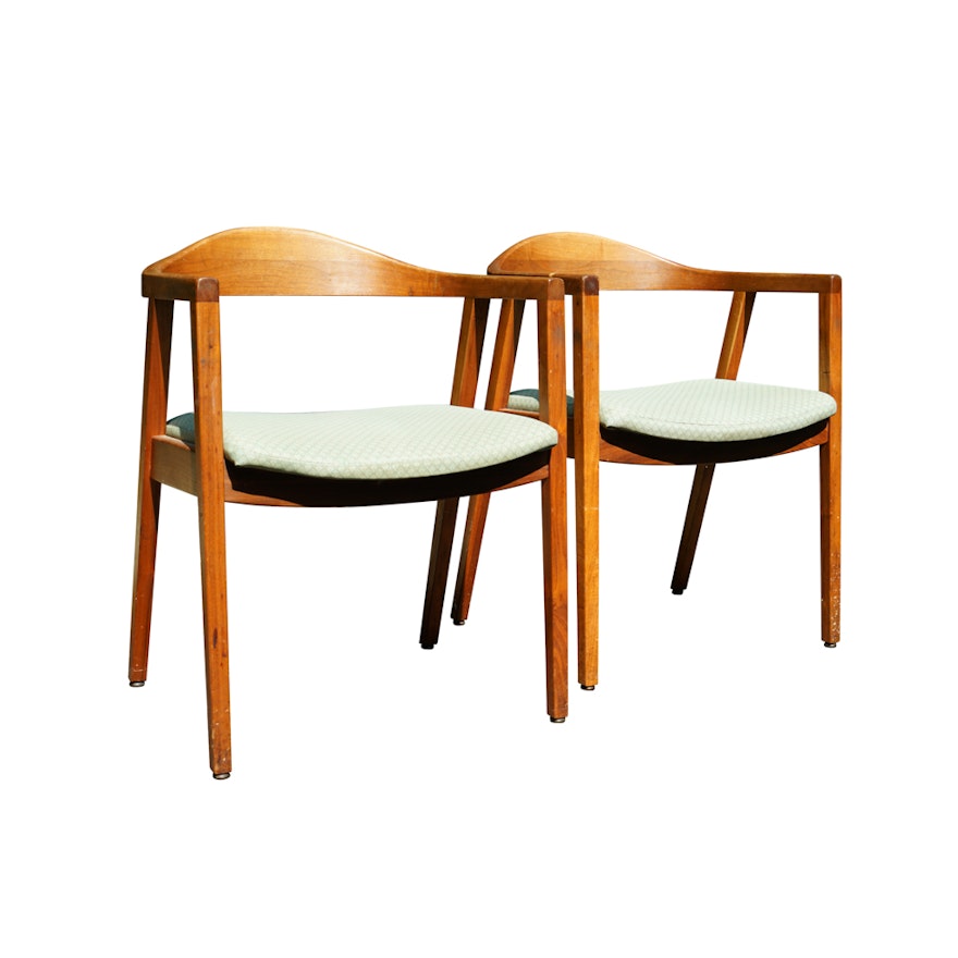 Danish Modern Chairs by W.H. Gunlocke Chair Co.