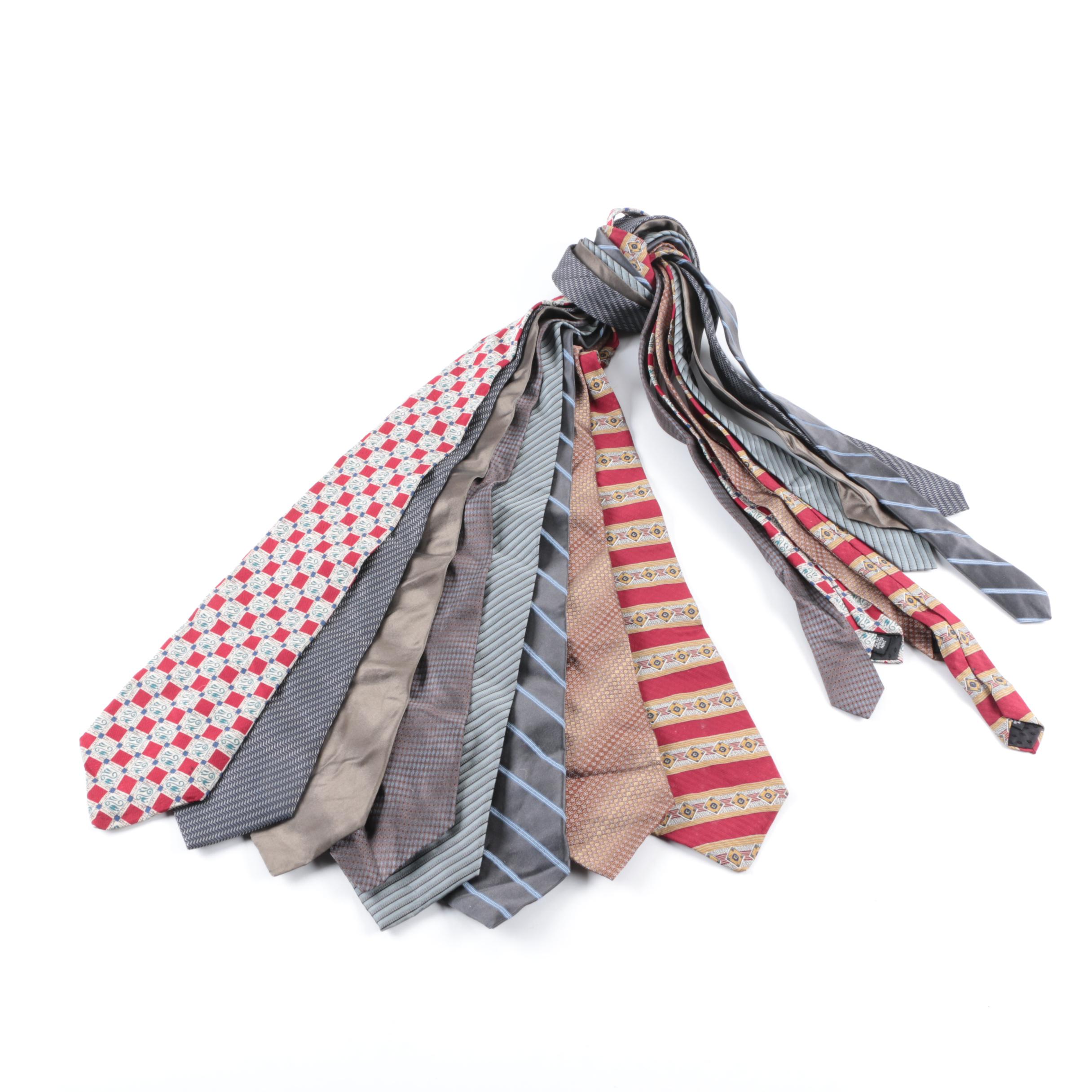 DKNY and Kenneth Cole New York Men's Silk Neckties