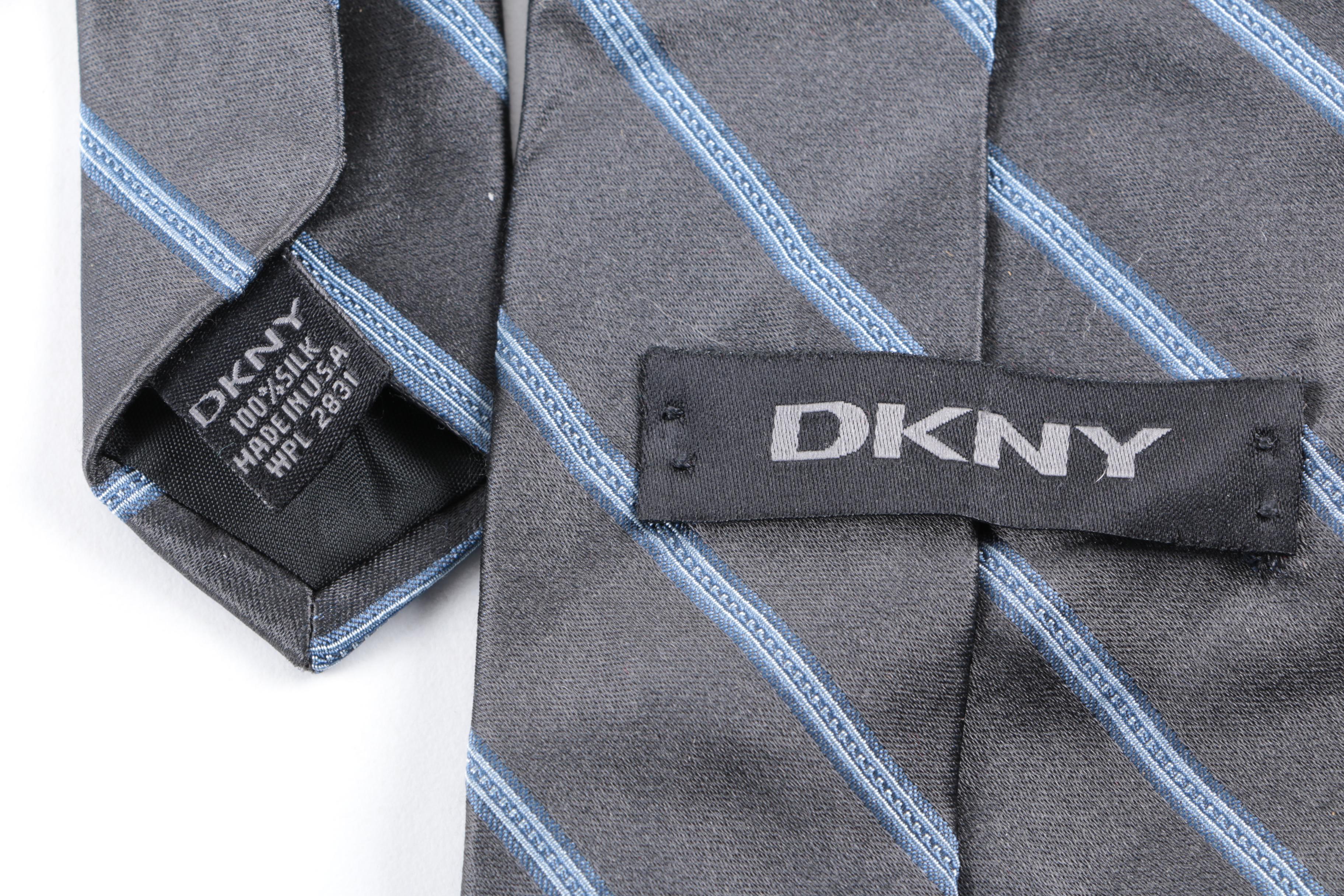 DKNY and Kenneth Cole New York Men's Silk Neckties