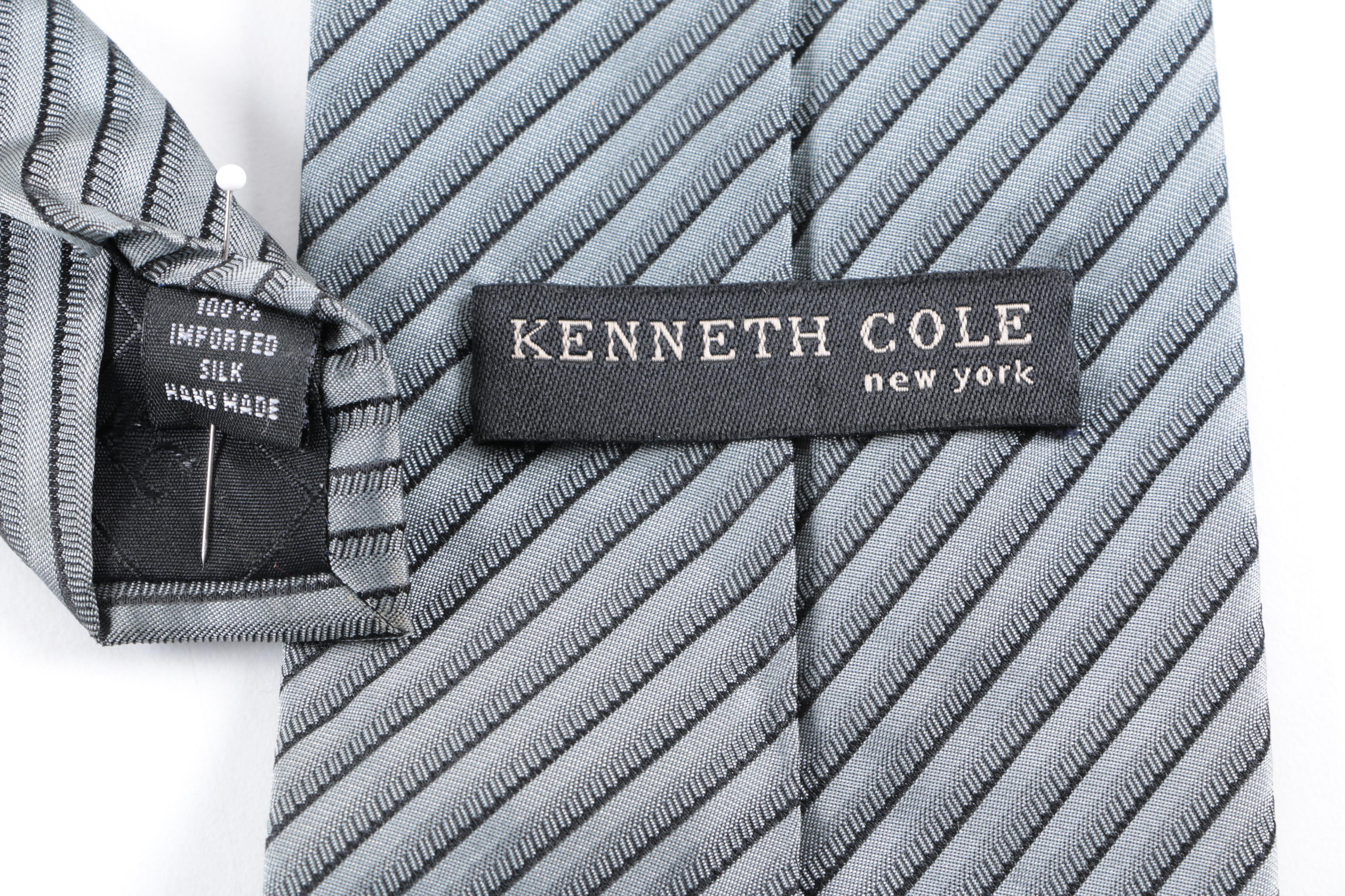 DKNY and Kenneth Cole New York Men's Silk Neckties