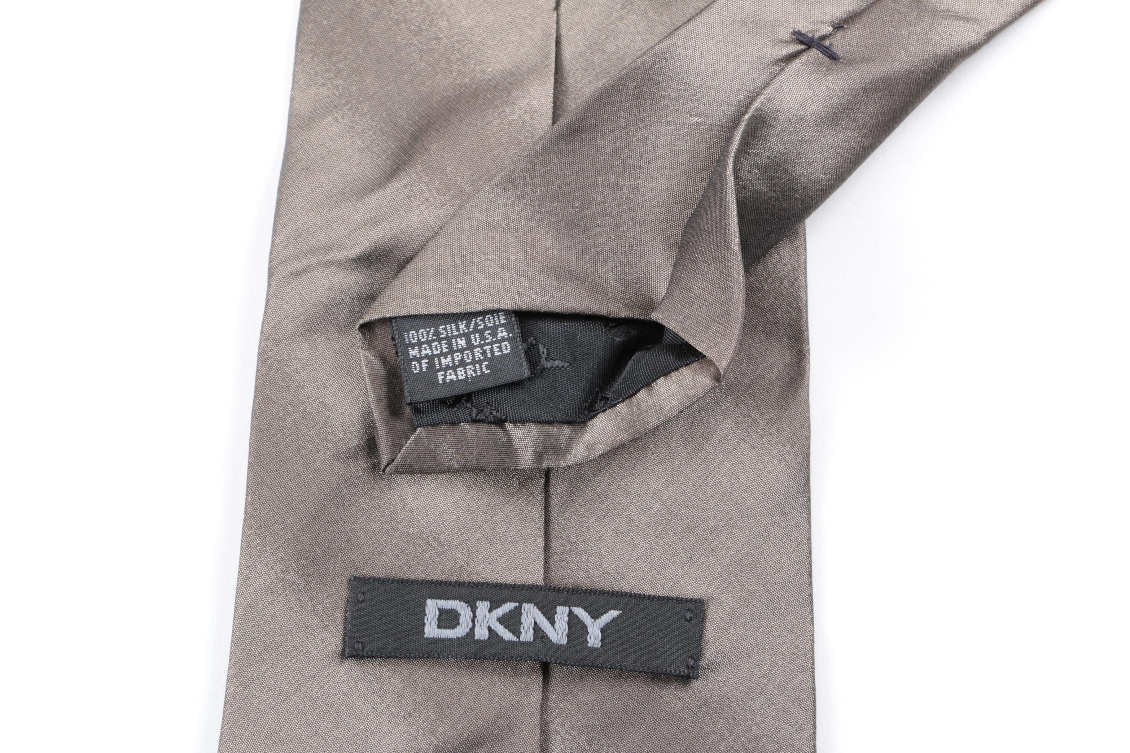 DKNY and Kenneth Cole New York Men's Silk Neckties