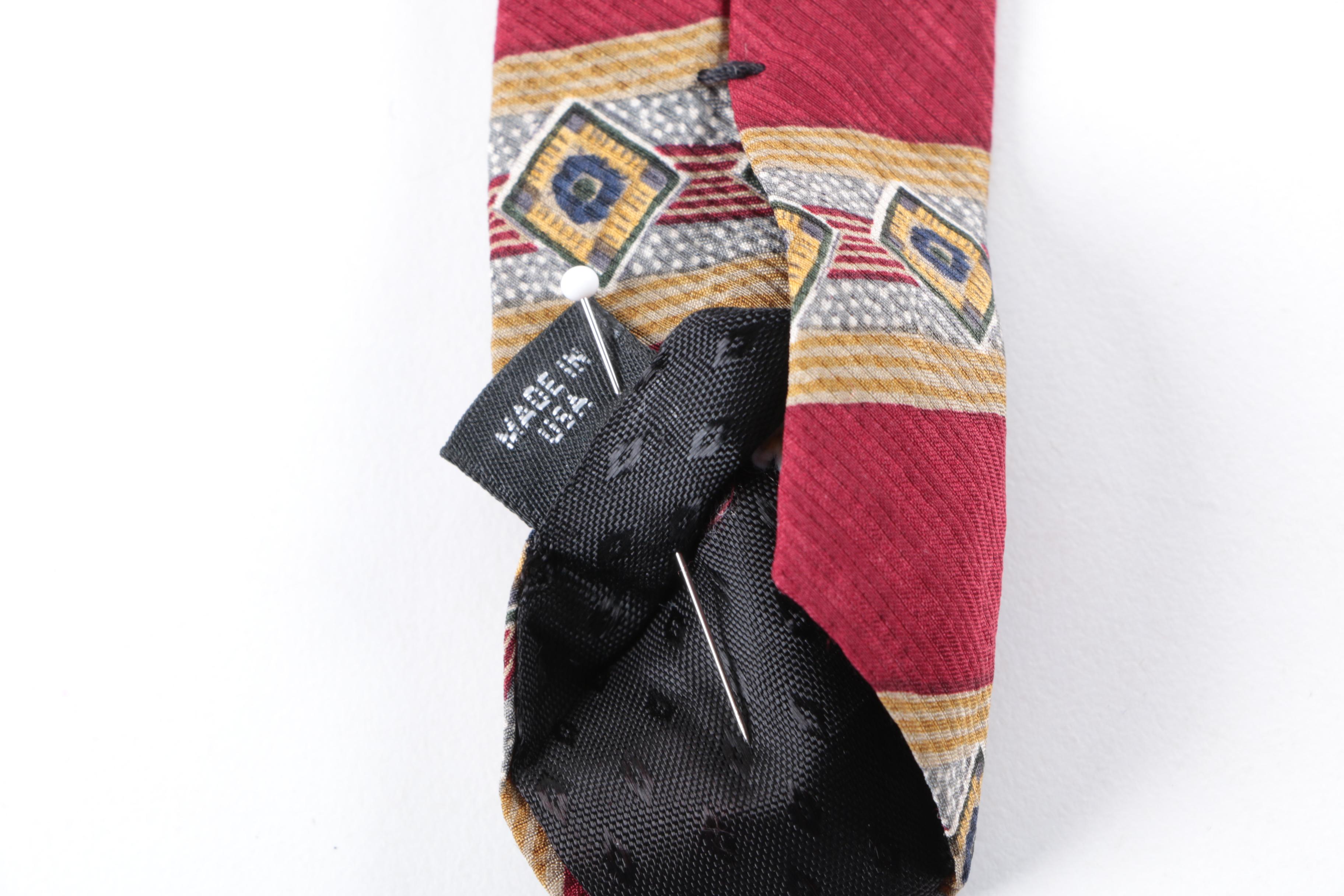 DKNY and Kenneth Cole New York Men's Silk Neckties