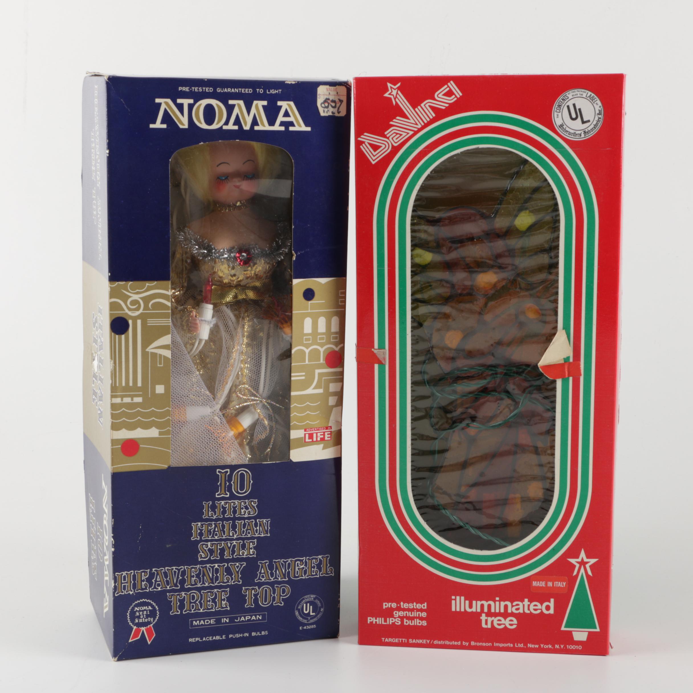 Christmas Lights and Decorations Including Vintage