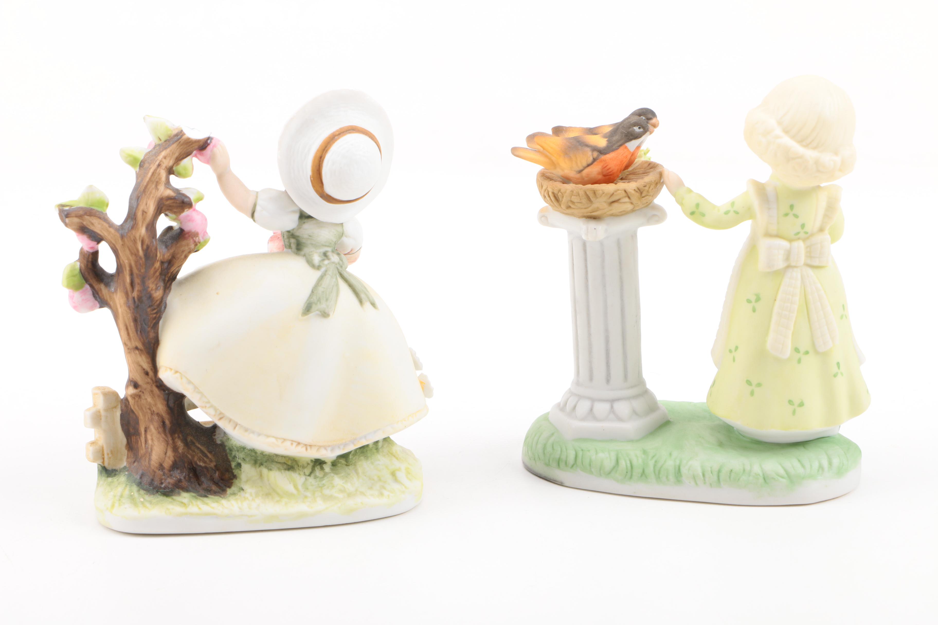 Porcelain Children Figurines Featuring Lefton