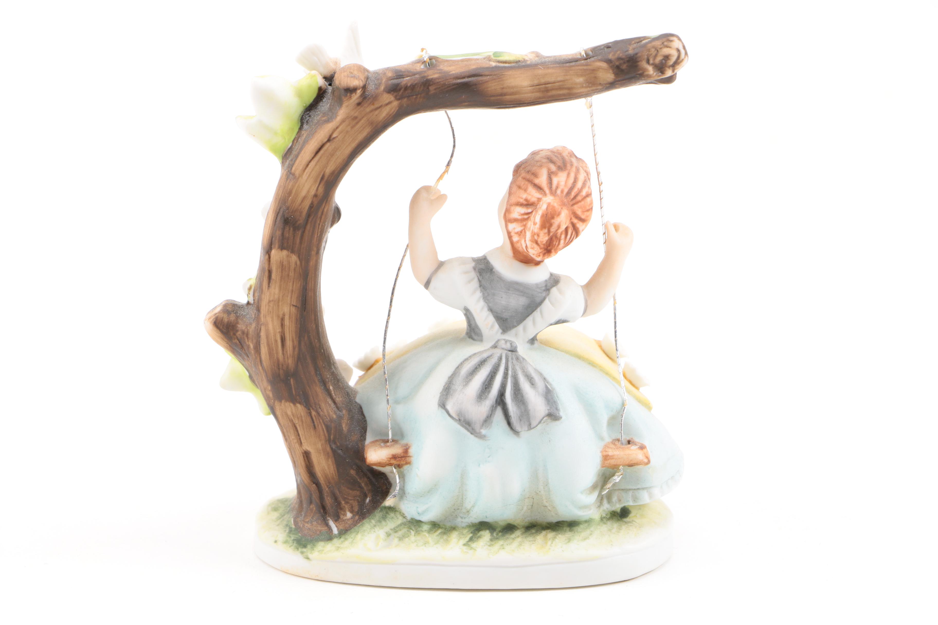 Porcelain Children Figurines Featuring Lefton