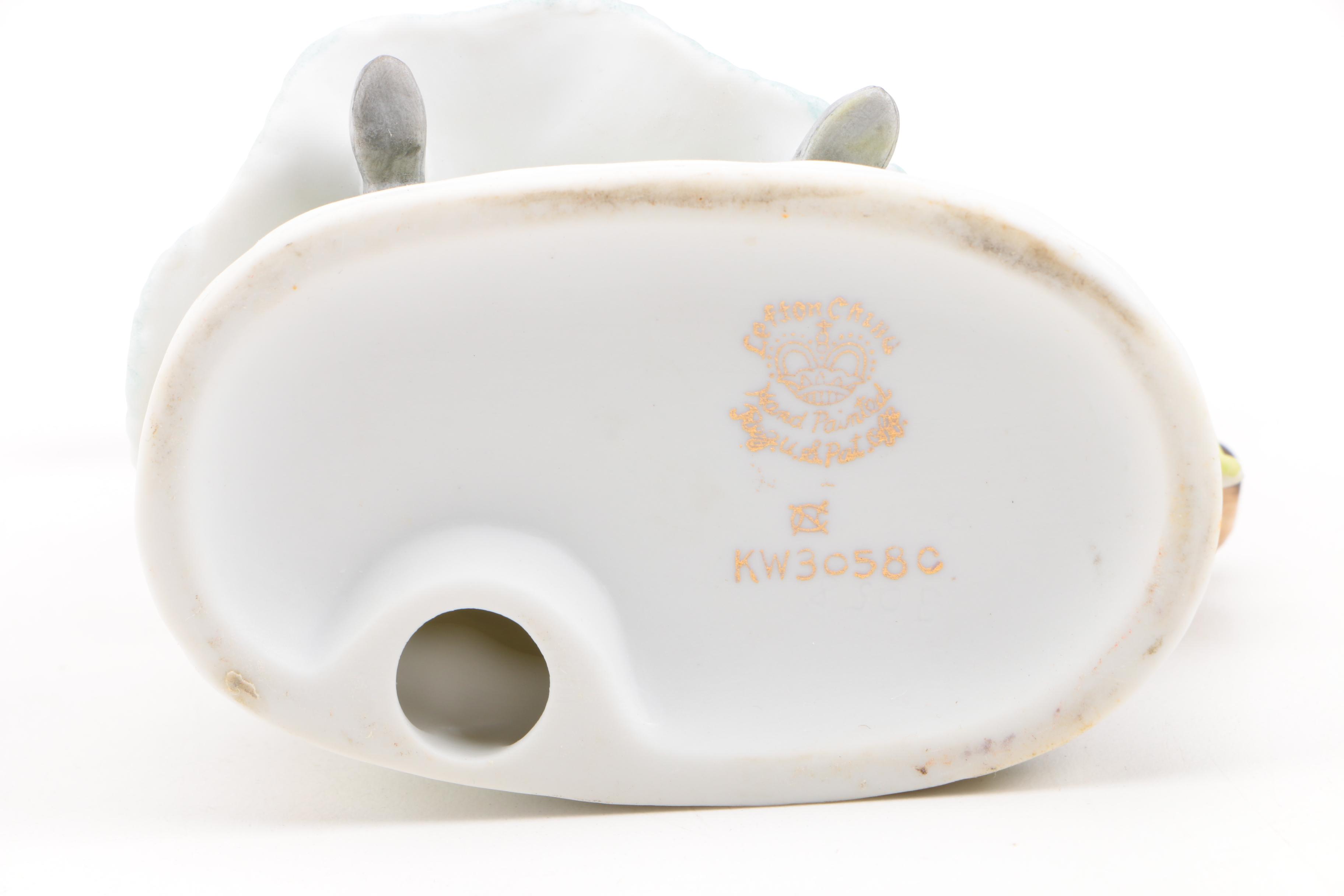 Porcelain Children Figurines Featuring Lefton