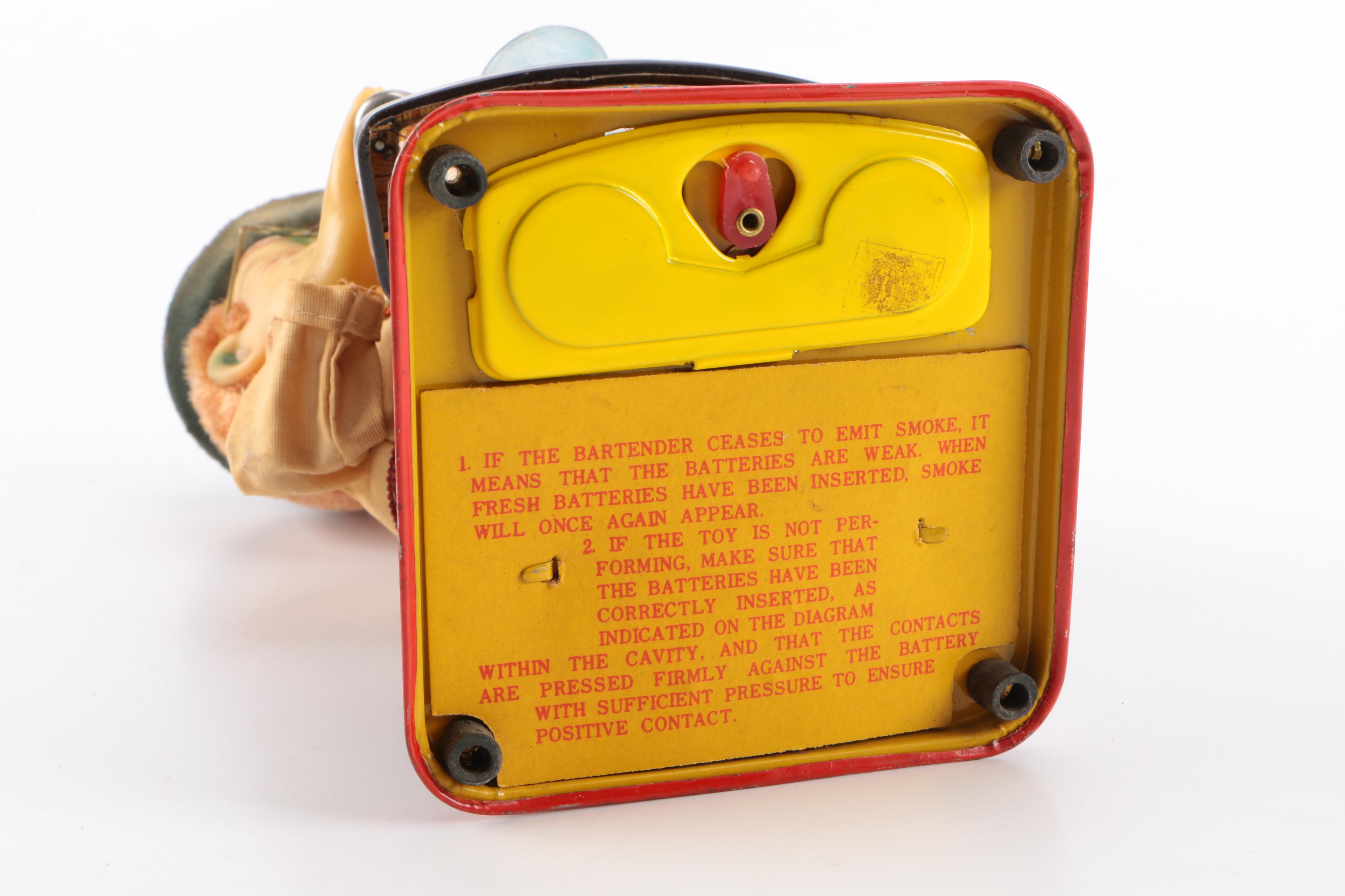 Vintage Charlie Weaver Bartender Toy