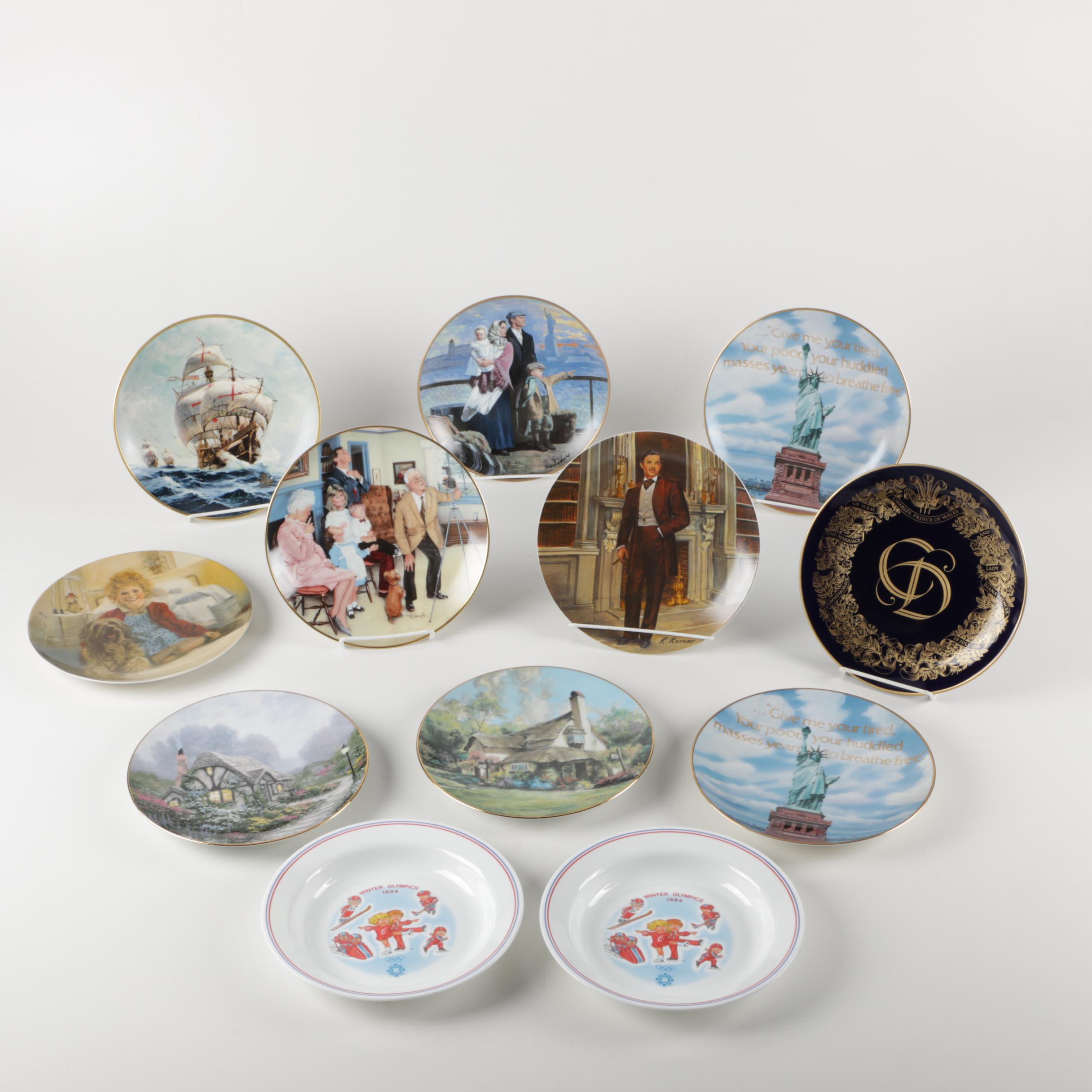 Assortment of Collectible Plates