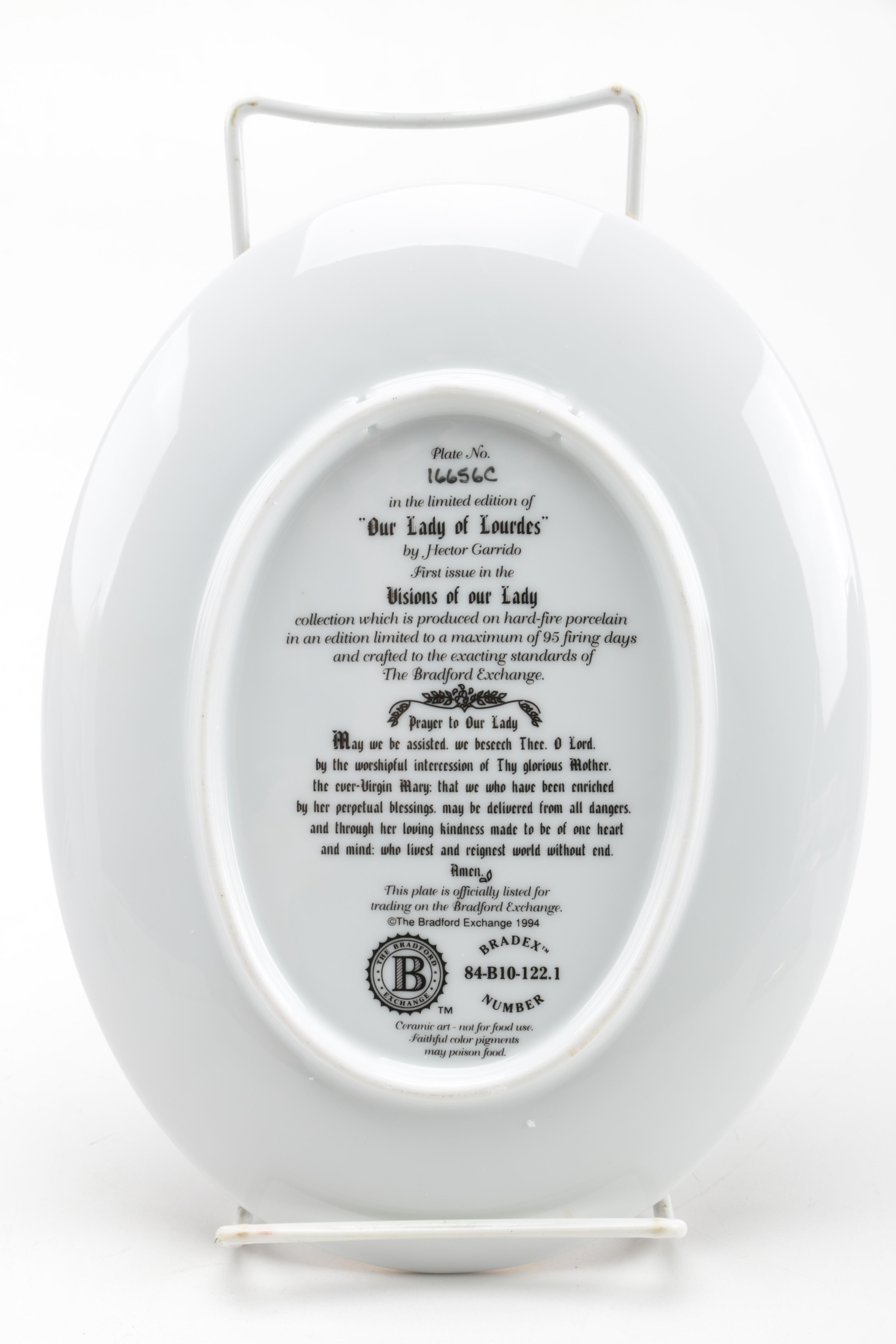 Collection of Christian Decorative Plates and Music Box