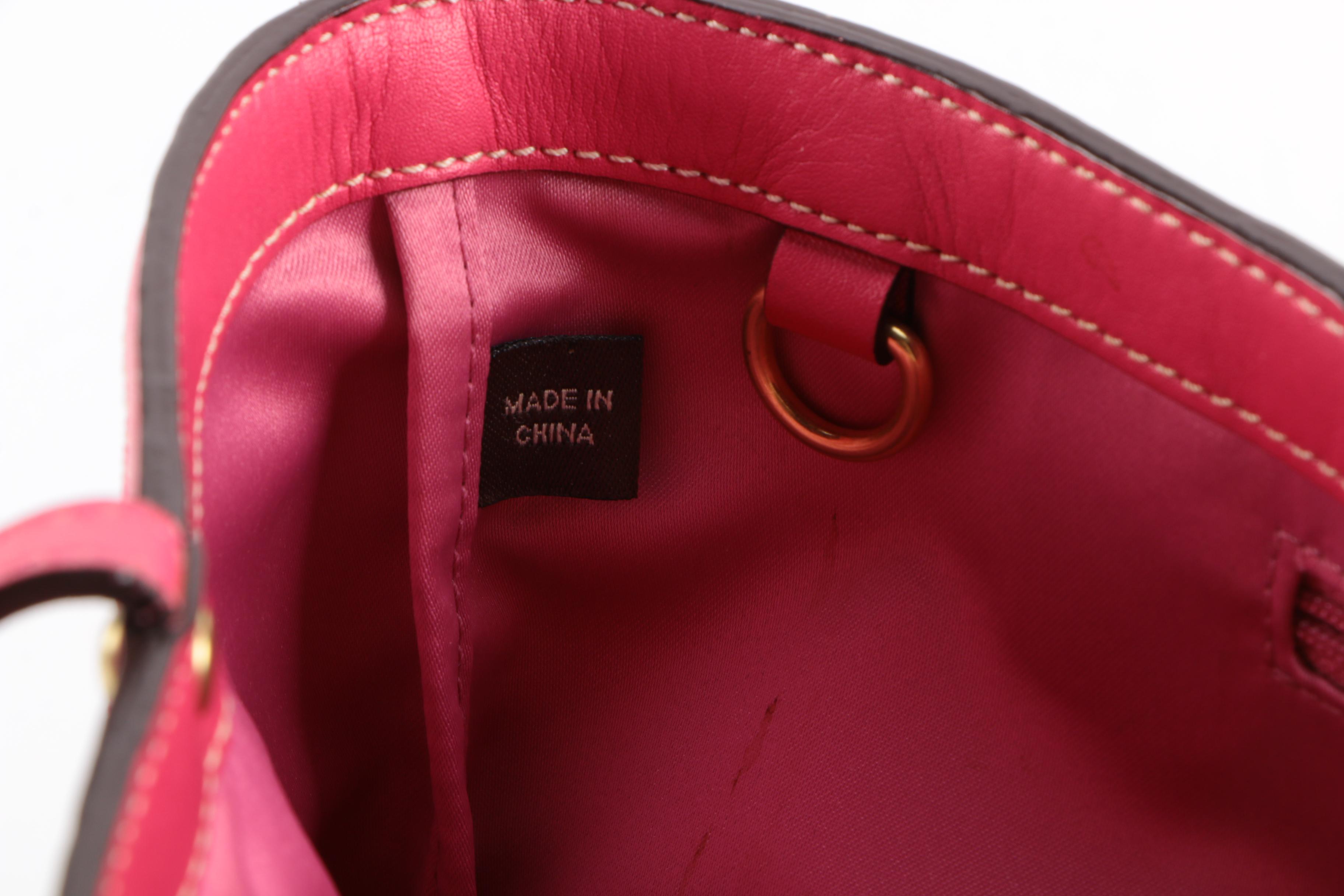 Coach Signature Floral Applique Tote