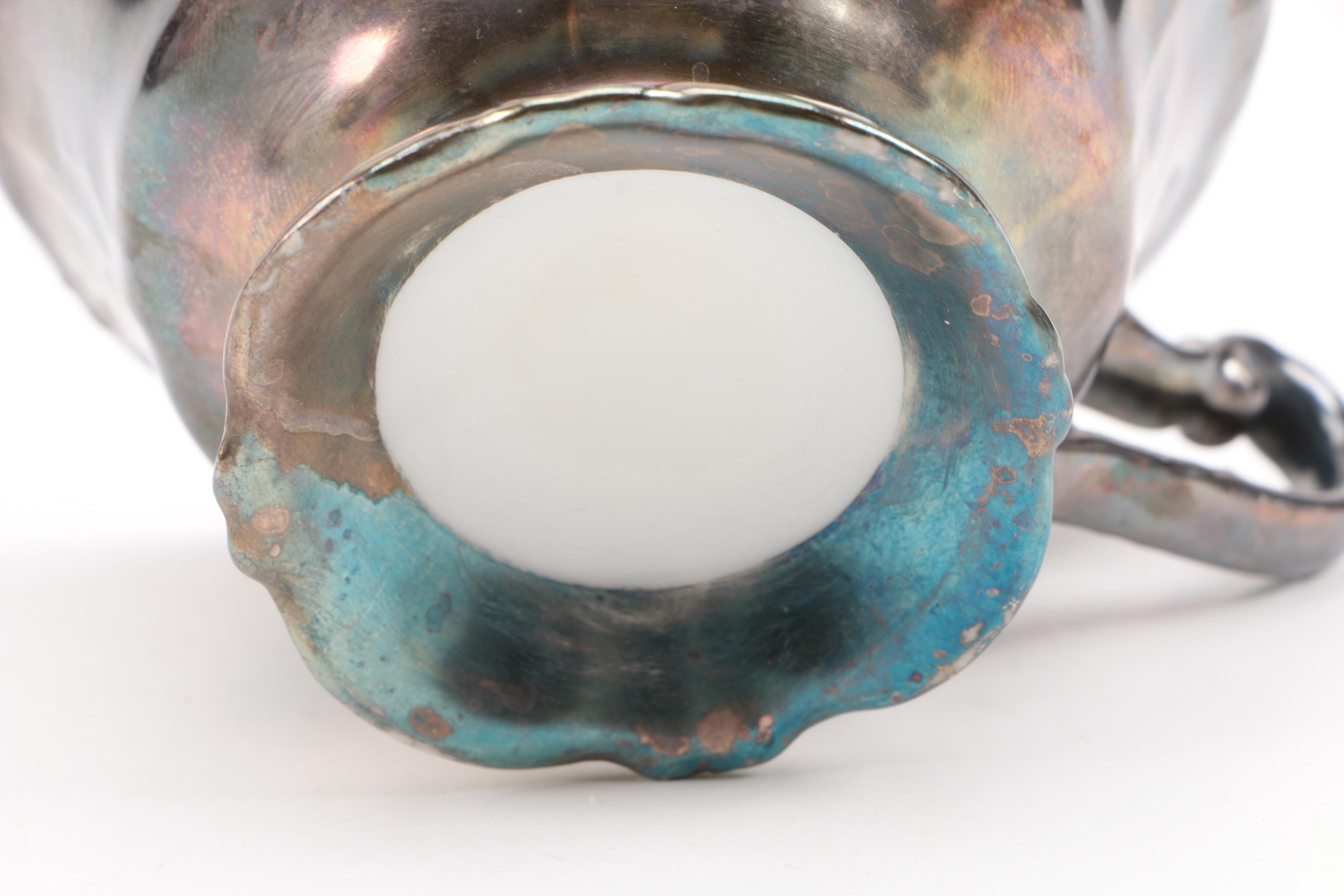 Porcelain Teacups with Saucers Featuring Aynsley