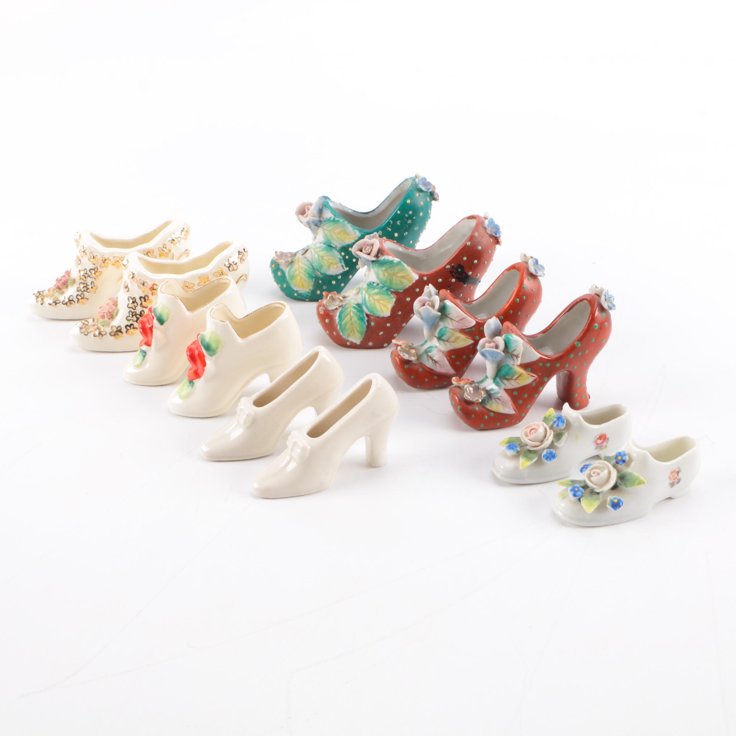Ceramic High Heel Figurines