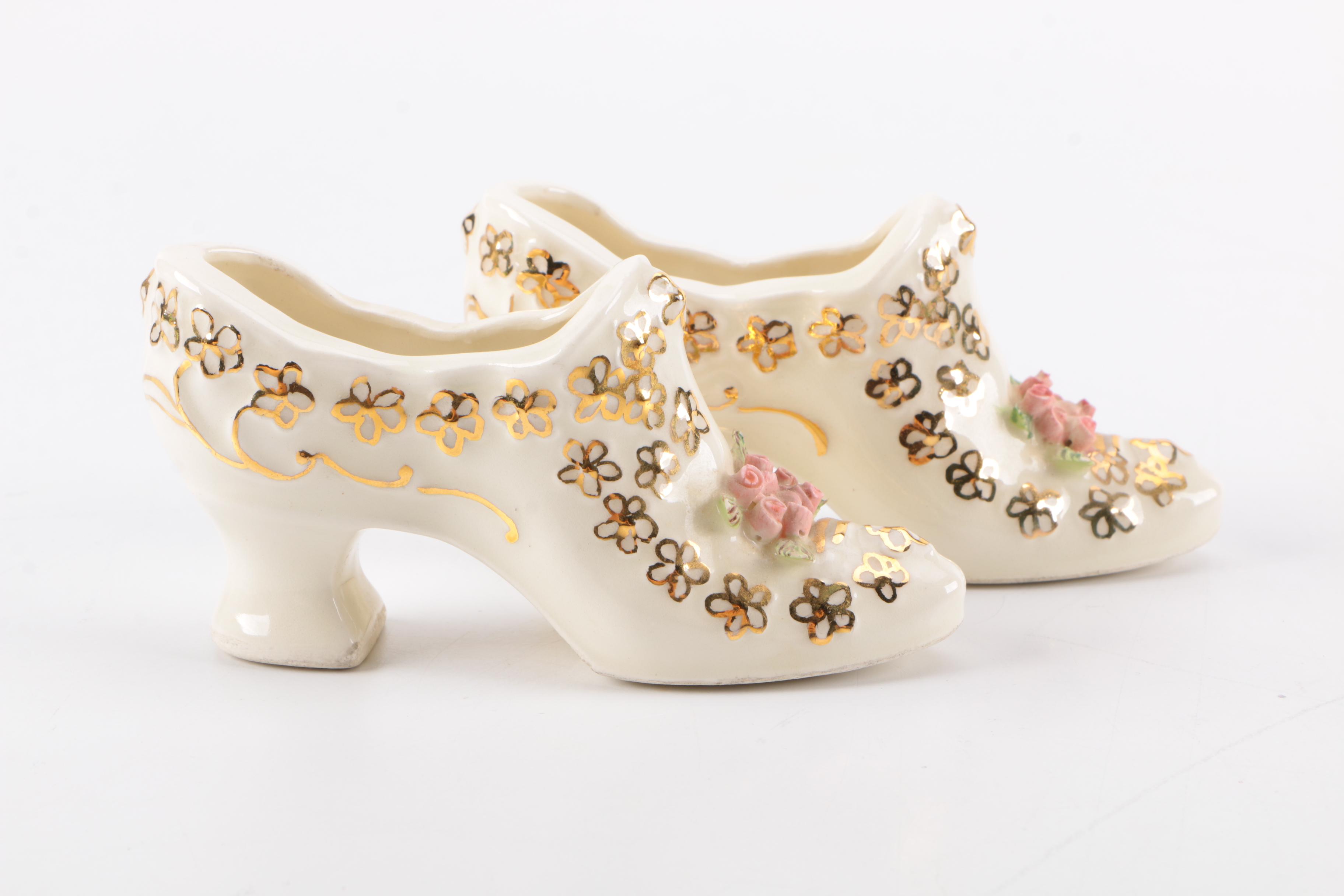 Ceramic High Heel Figurines