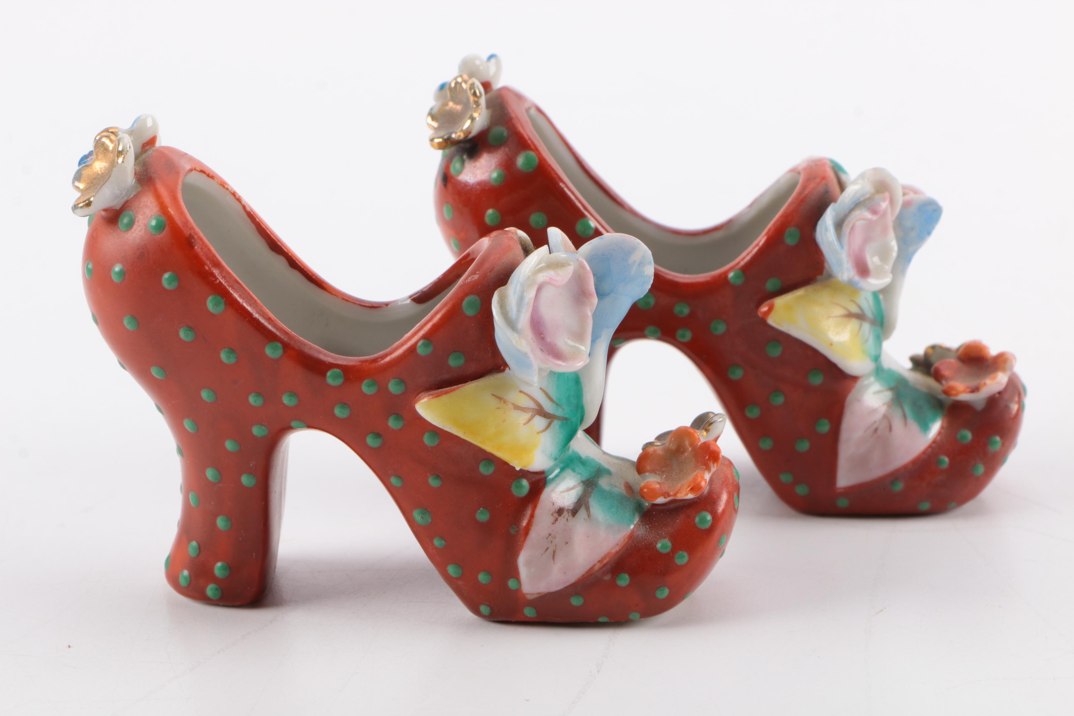 Ceramic High Heel Figurines