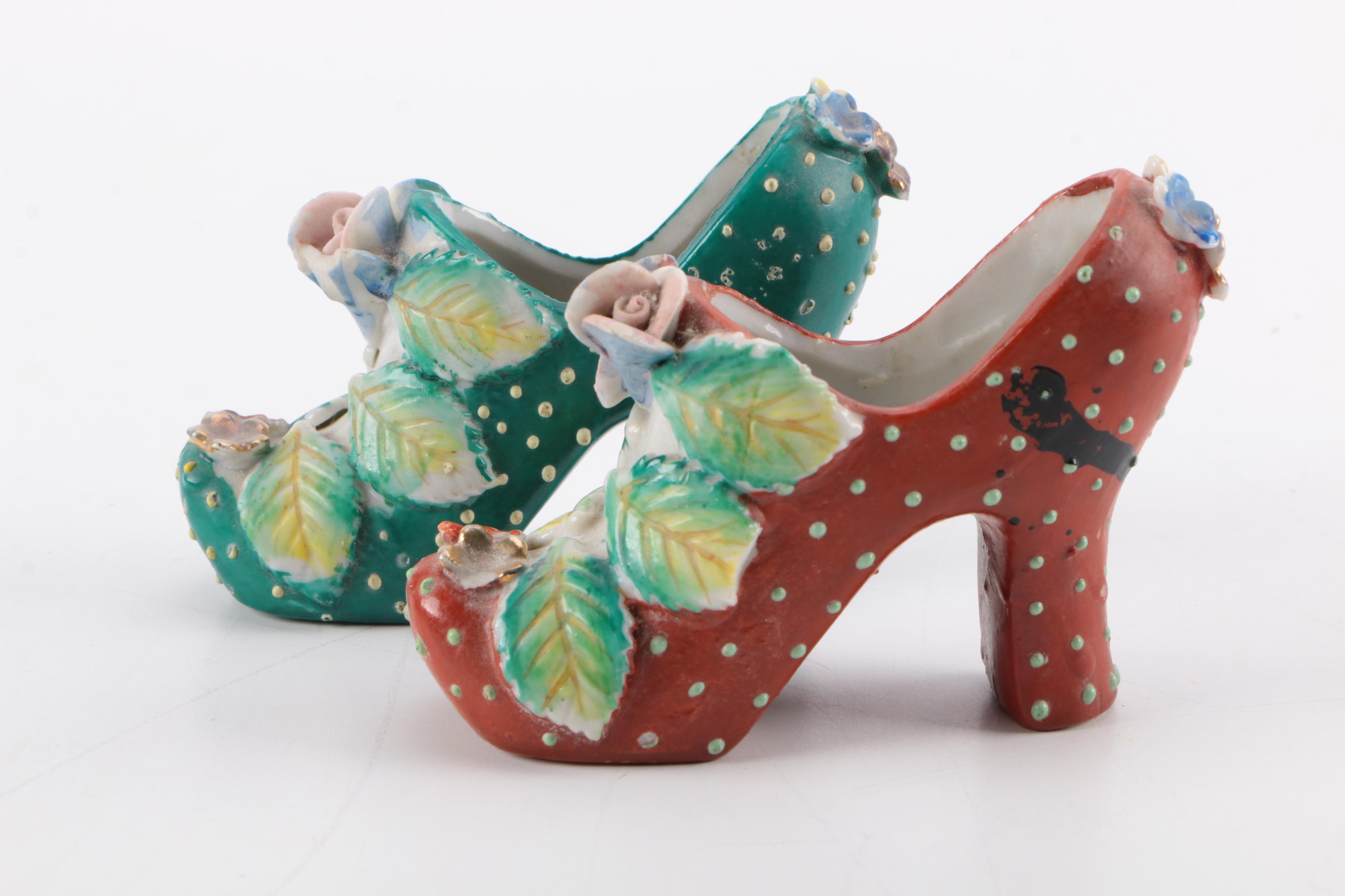 Ceramic High Heel Figurines