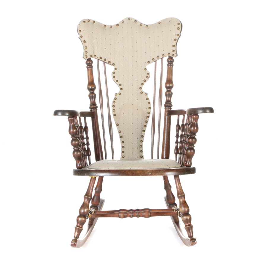 Antique Wooden Rocking Chair