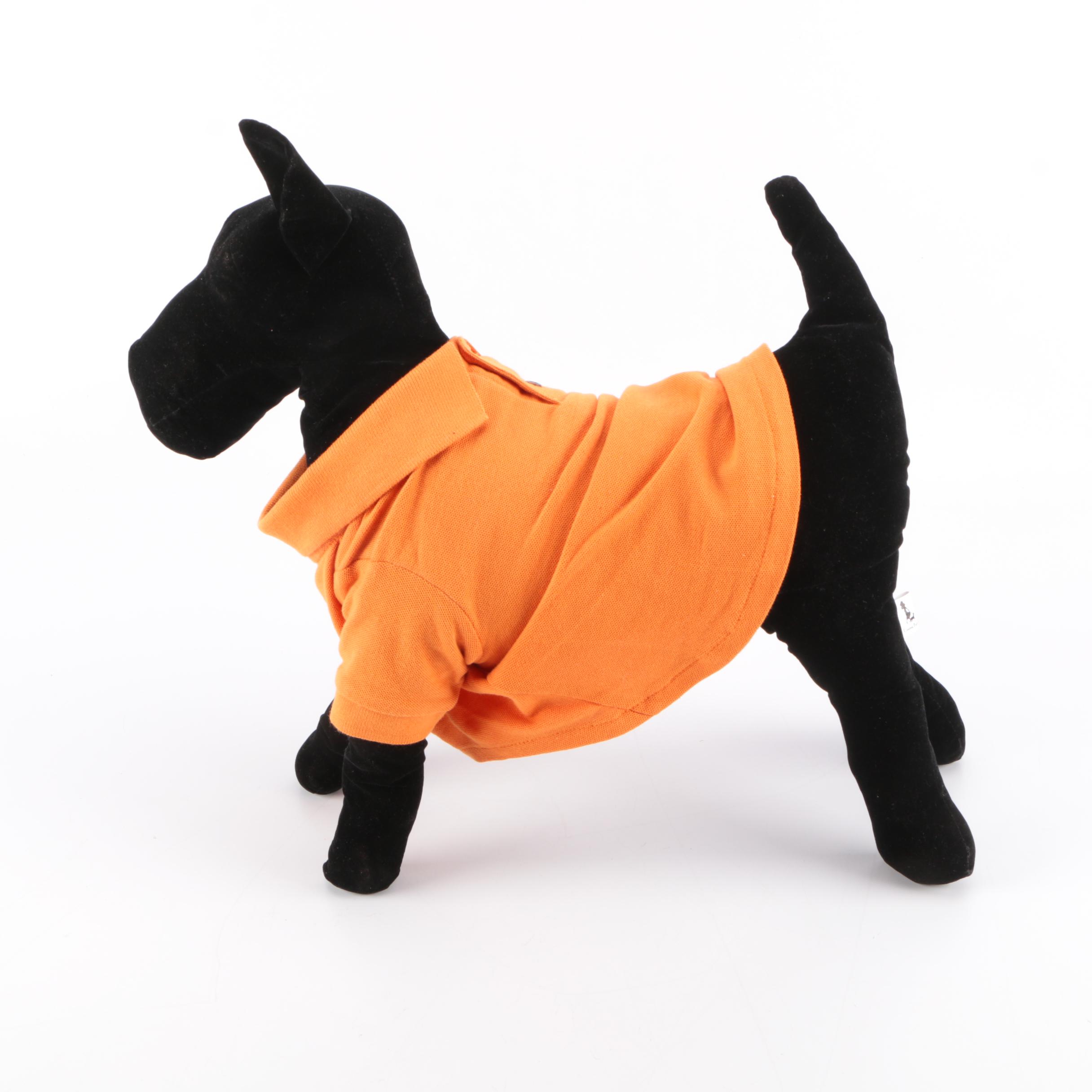 Cosmic Knits Black Lab Toy with Polo Shirt