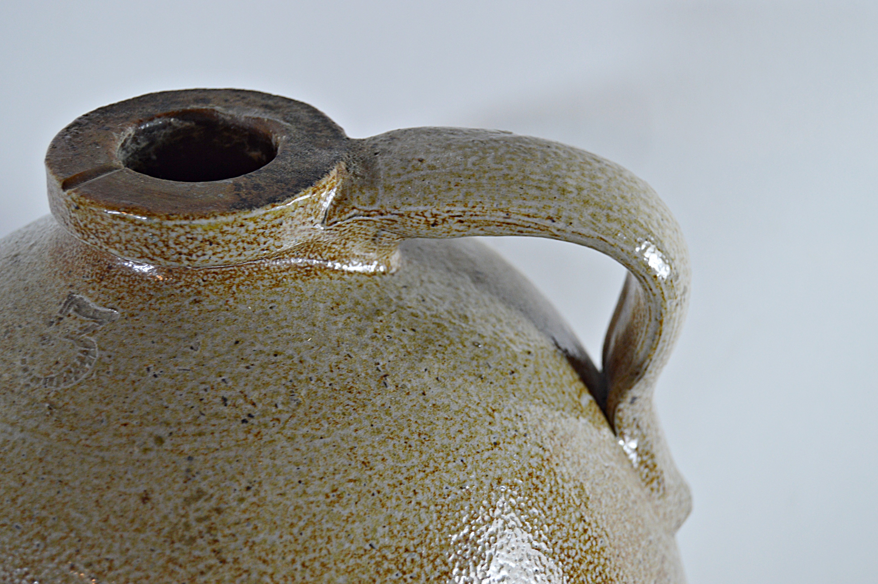 Vintage Three Gallon Salt Glazed Stoneware Jug