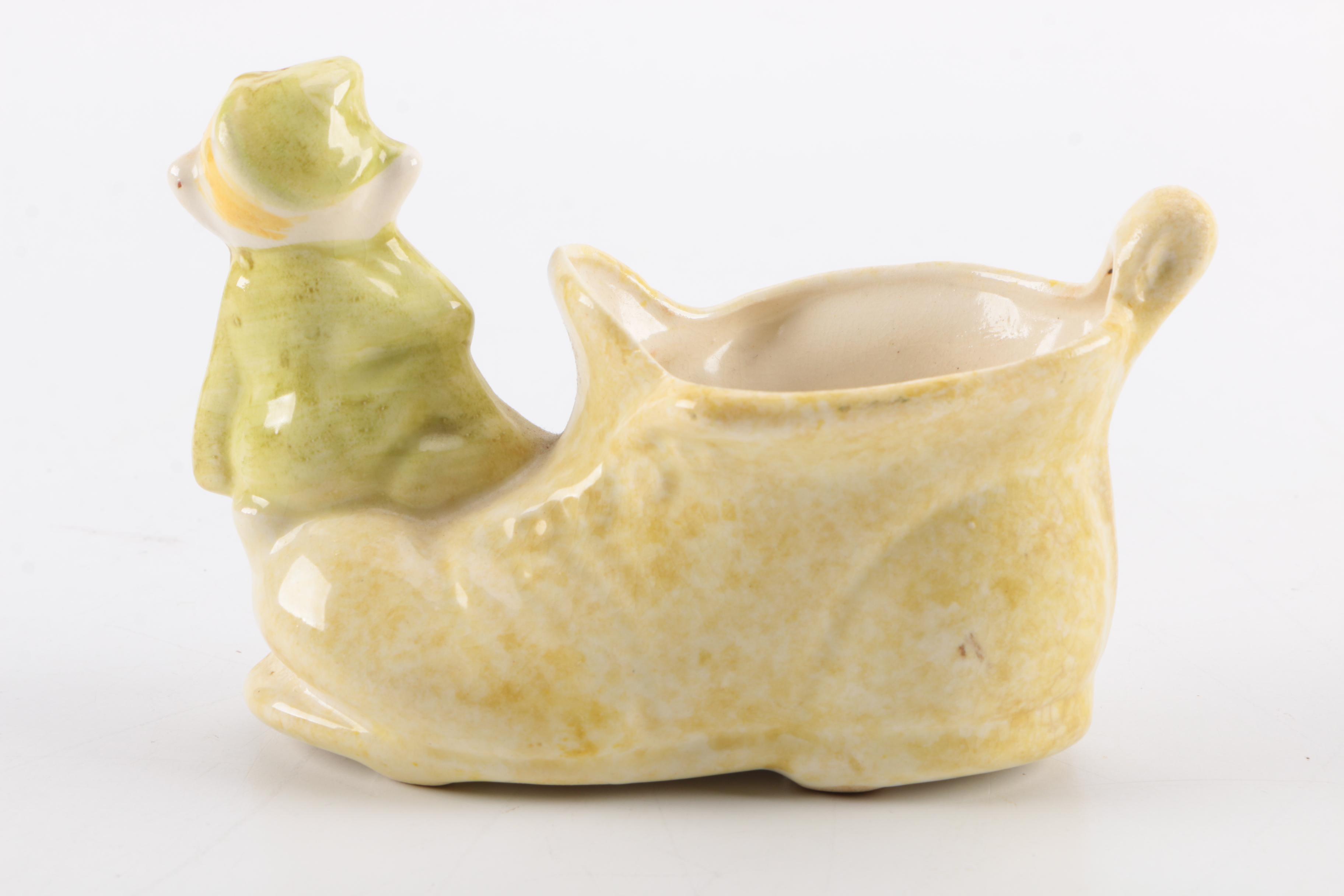 Collection of Porcelain and Pottery Shoes