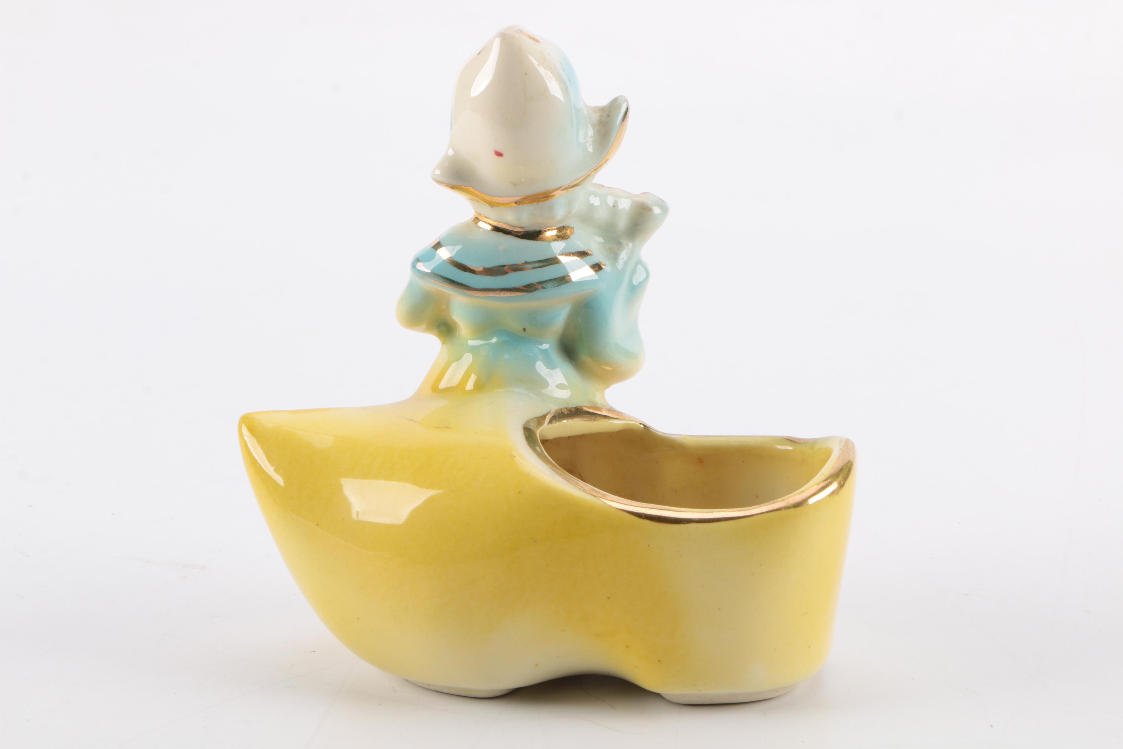 Collection of Porcelain and Pottery Shoes