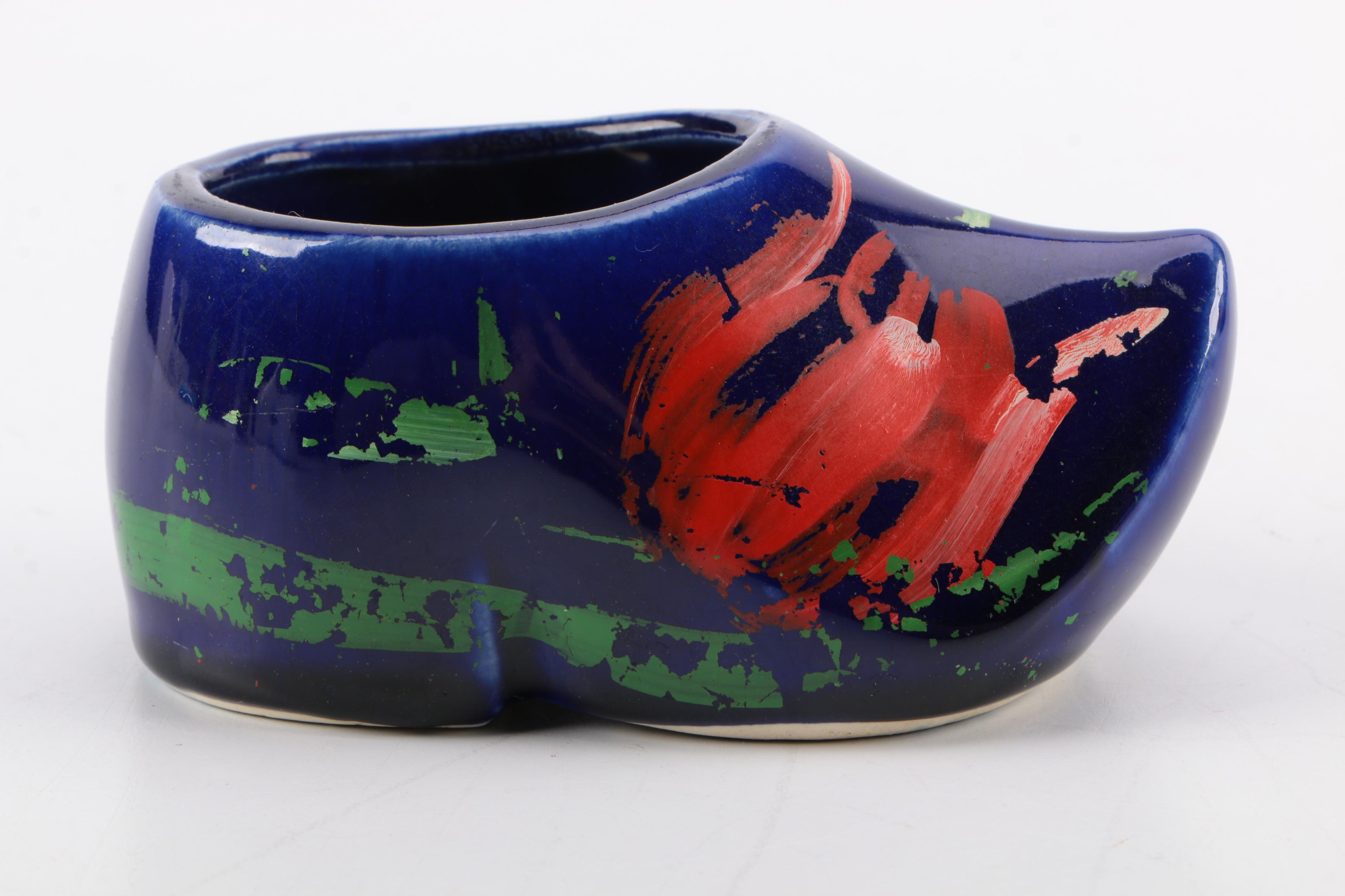 Collection of Porcelain and Pottery Shoes