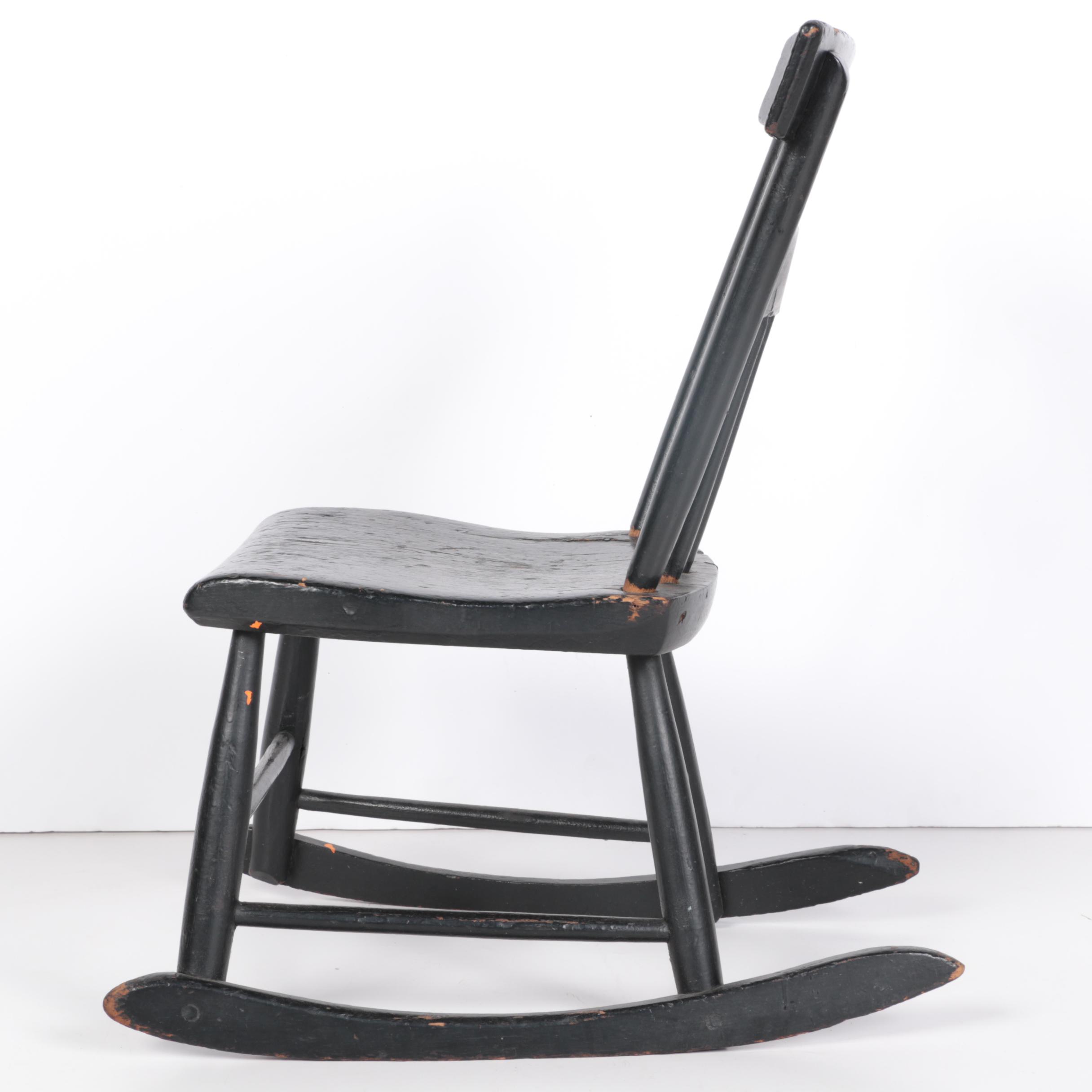 Vintage Windsor Style Rocking Chair