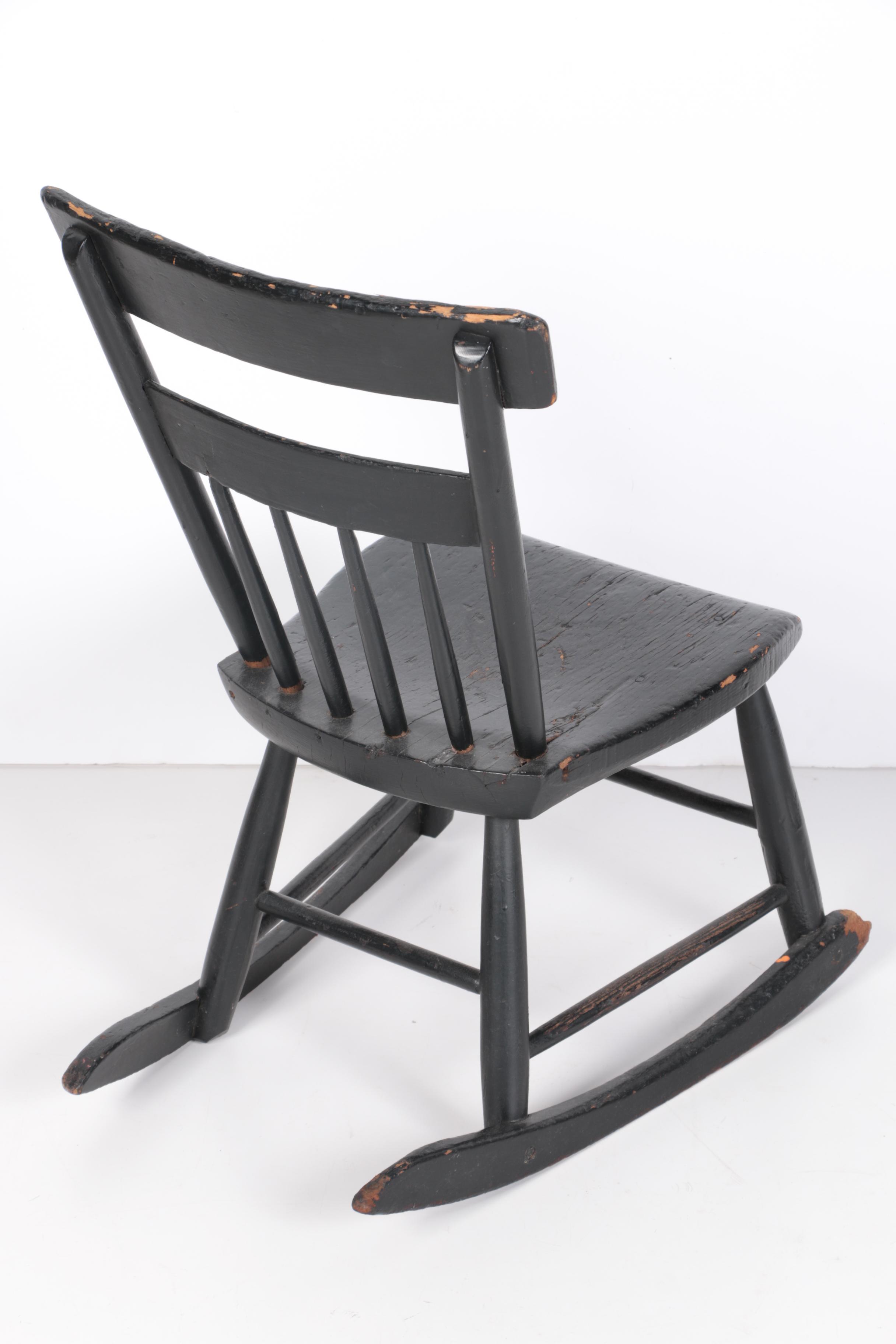 Vintage Windsor Style Rocking Chair