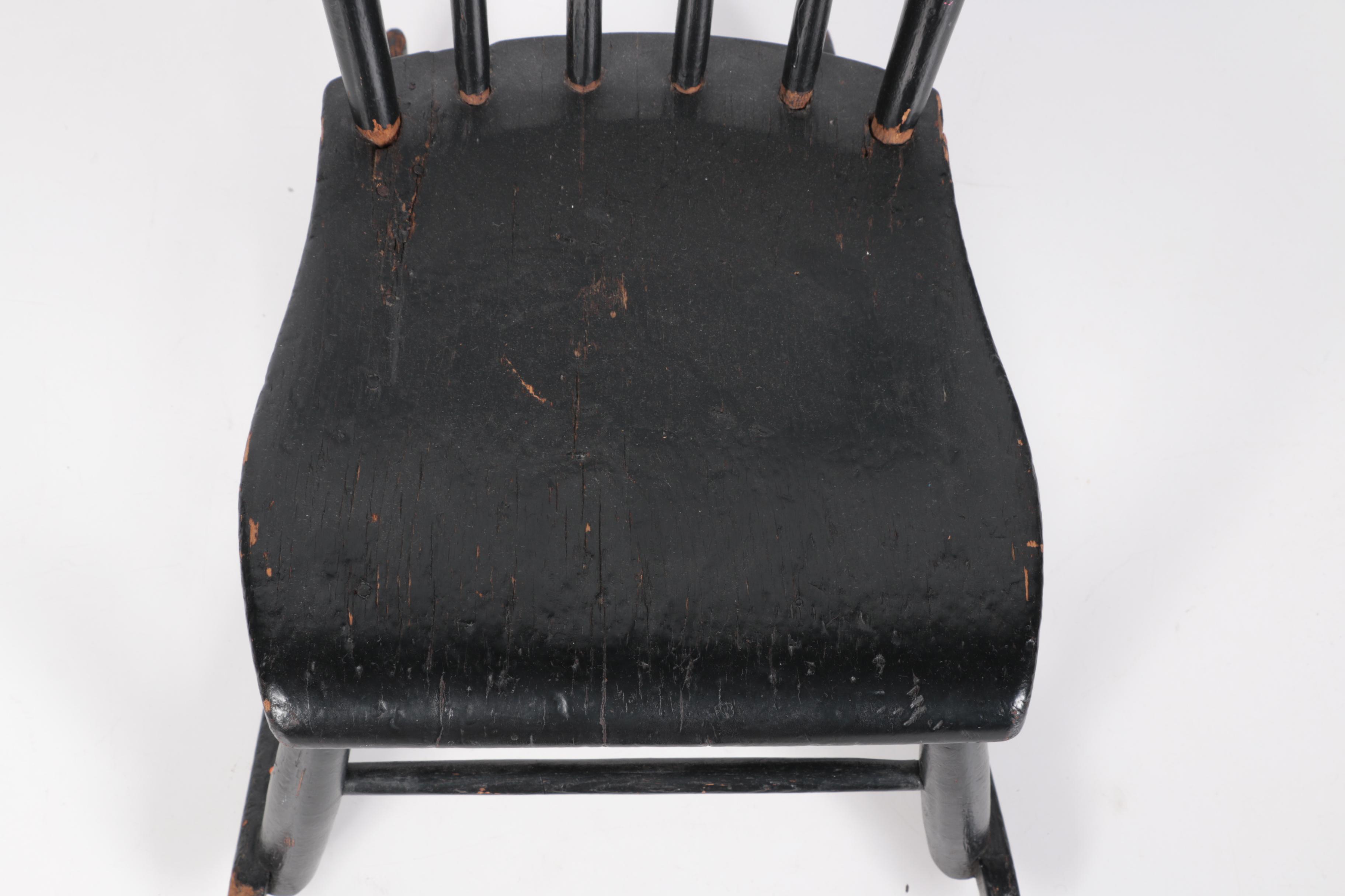 Vintage Windsor Style Rocking Chair