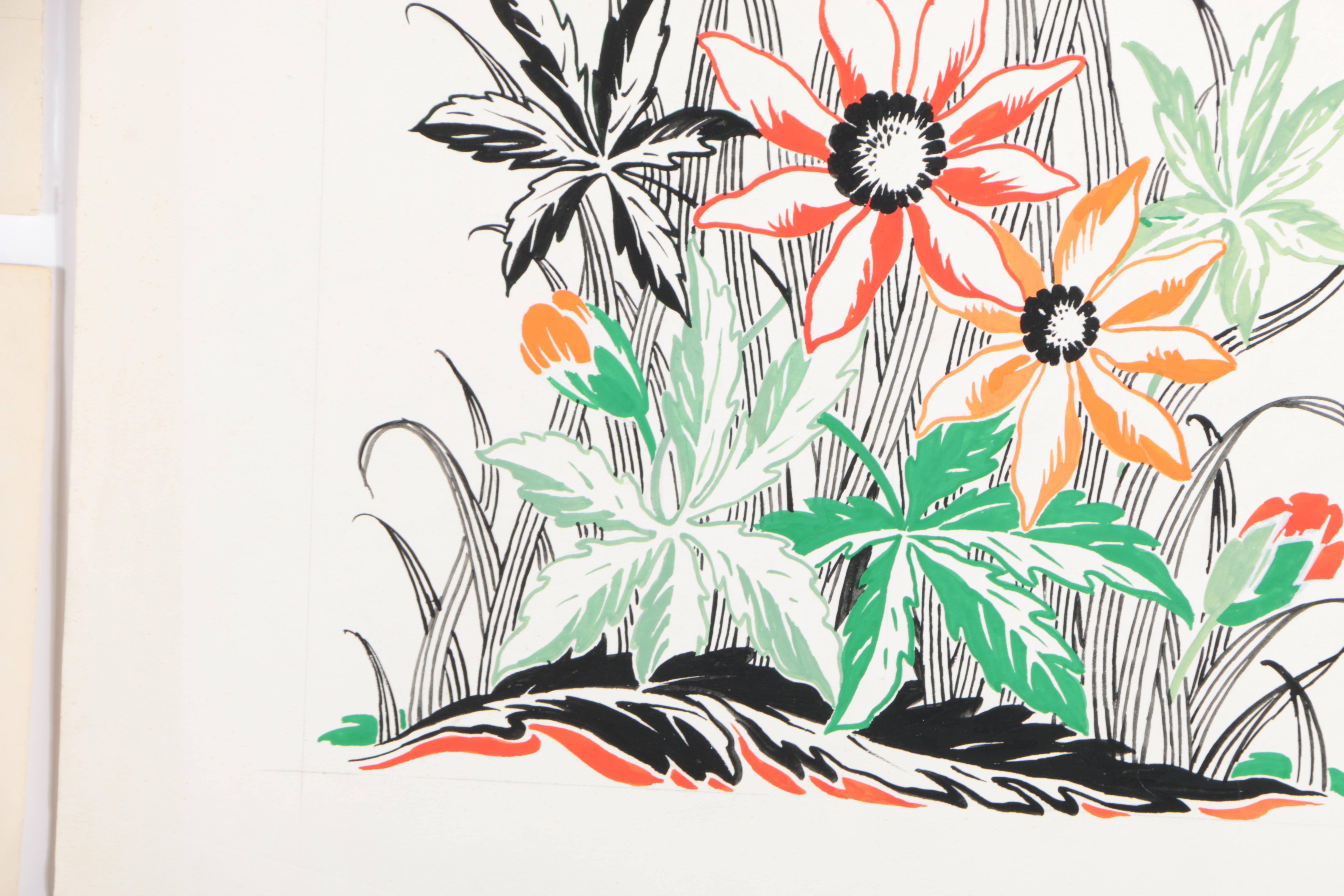 A. Sirooni Painted Textile Designs