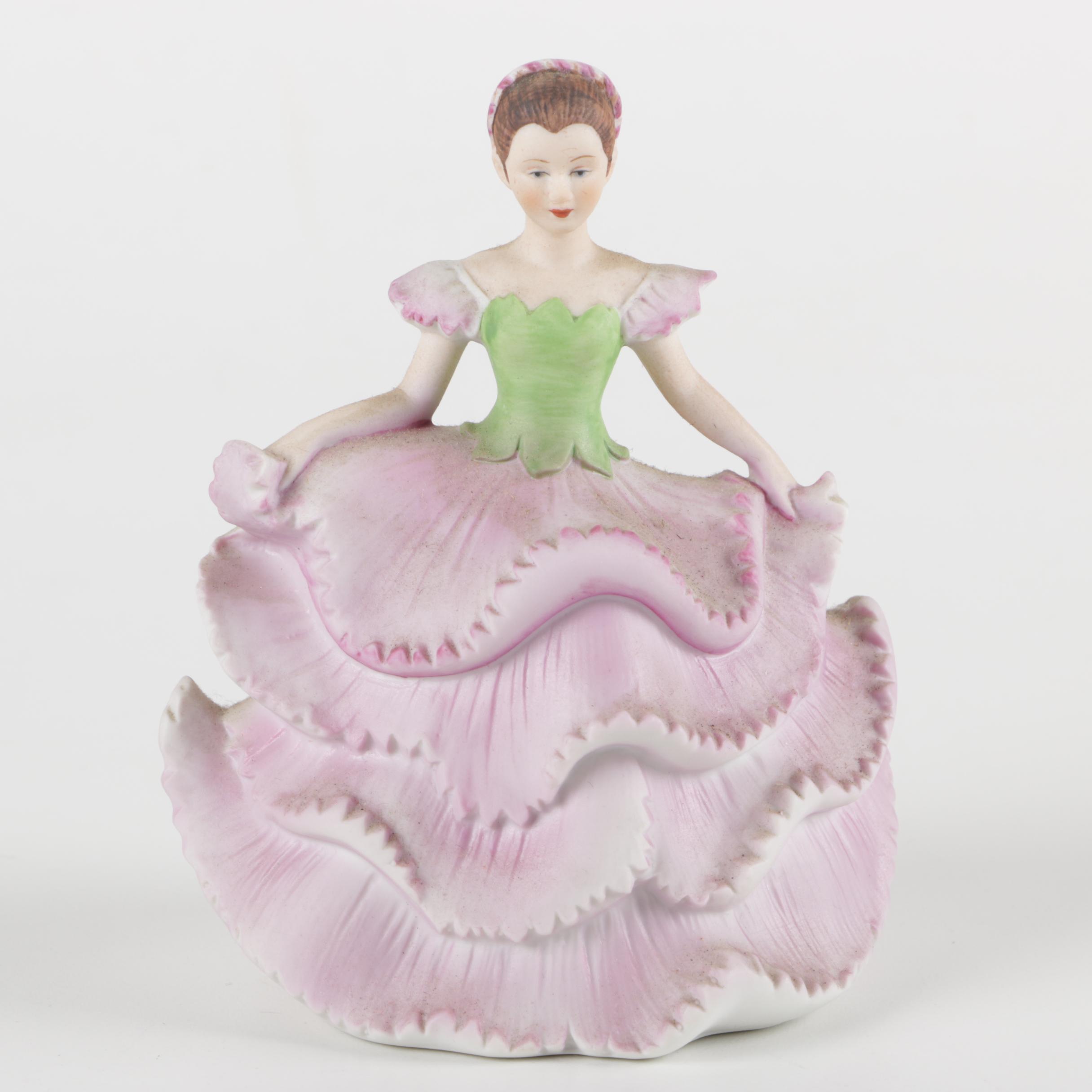 "The Flower Maidens of the Year" Porcelain Figurines