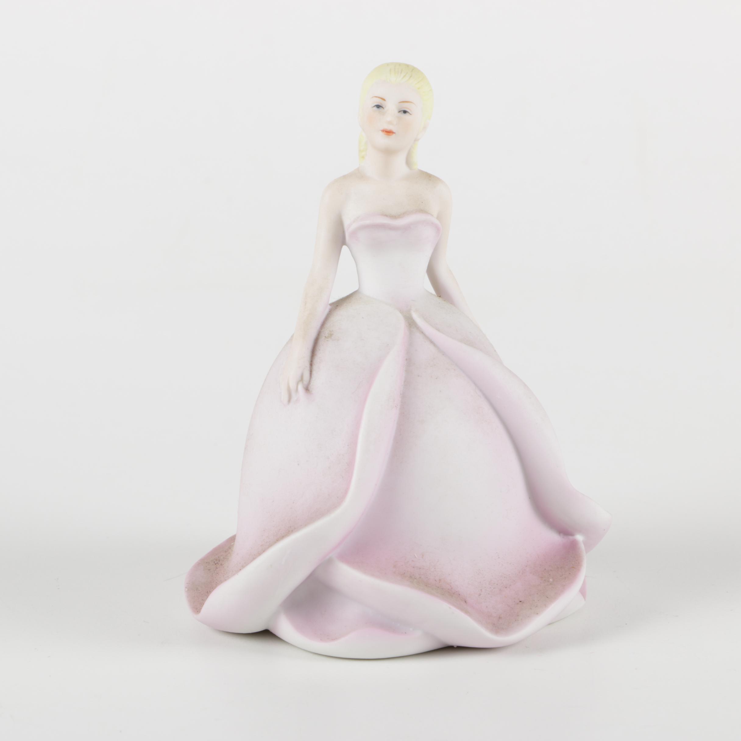 "The Flower Maidens of the Year" Porcelain Figurines