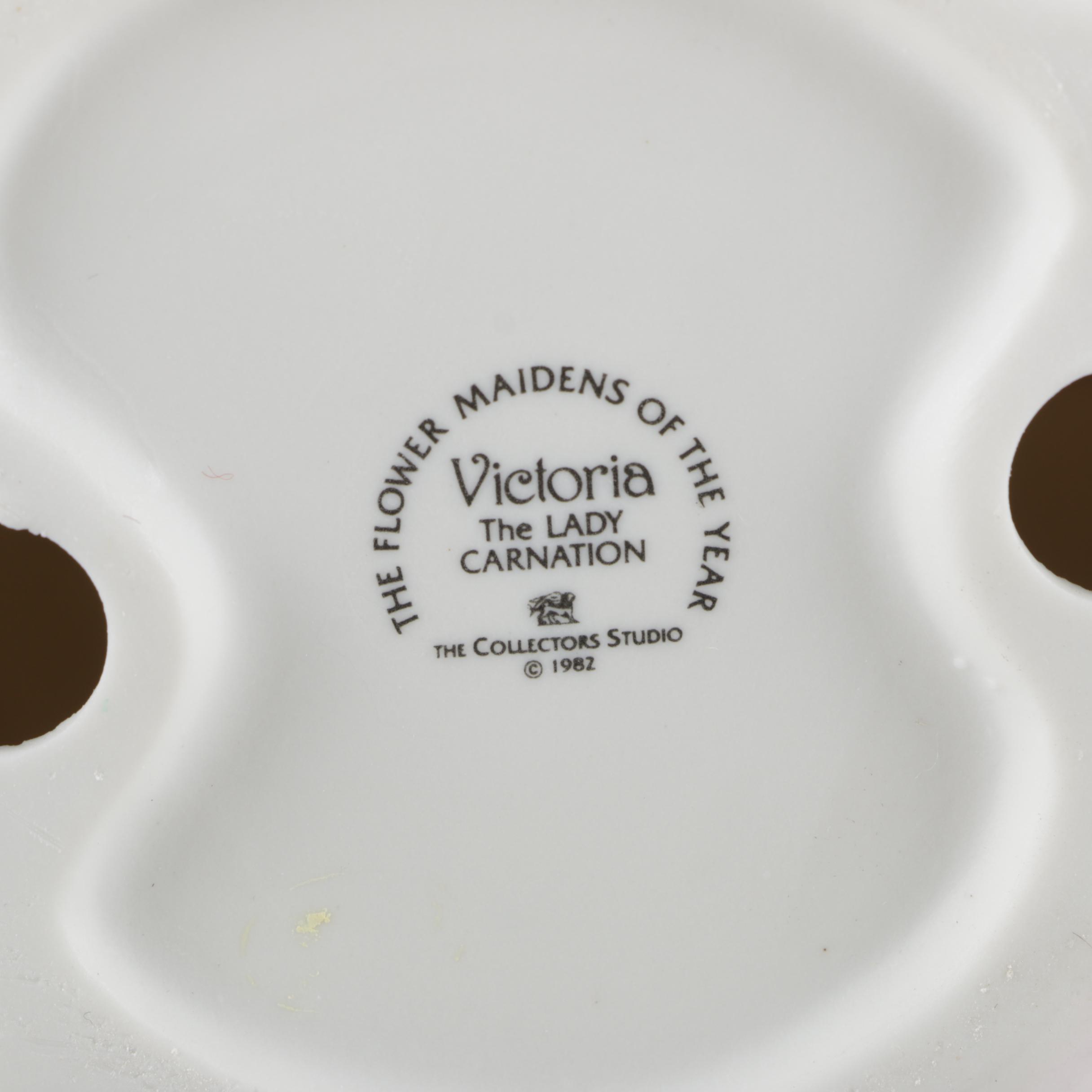 "The Flower Maidens of the Year" Porcelain Figurines