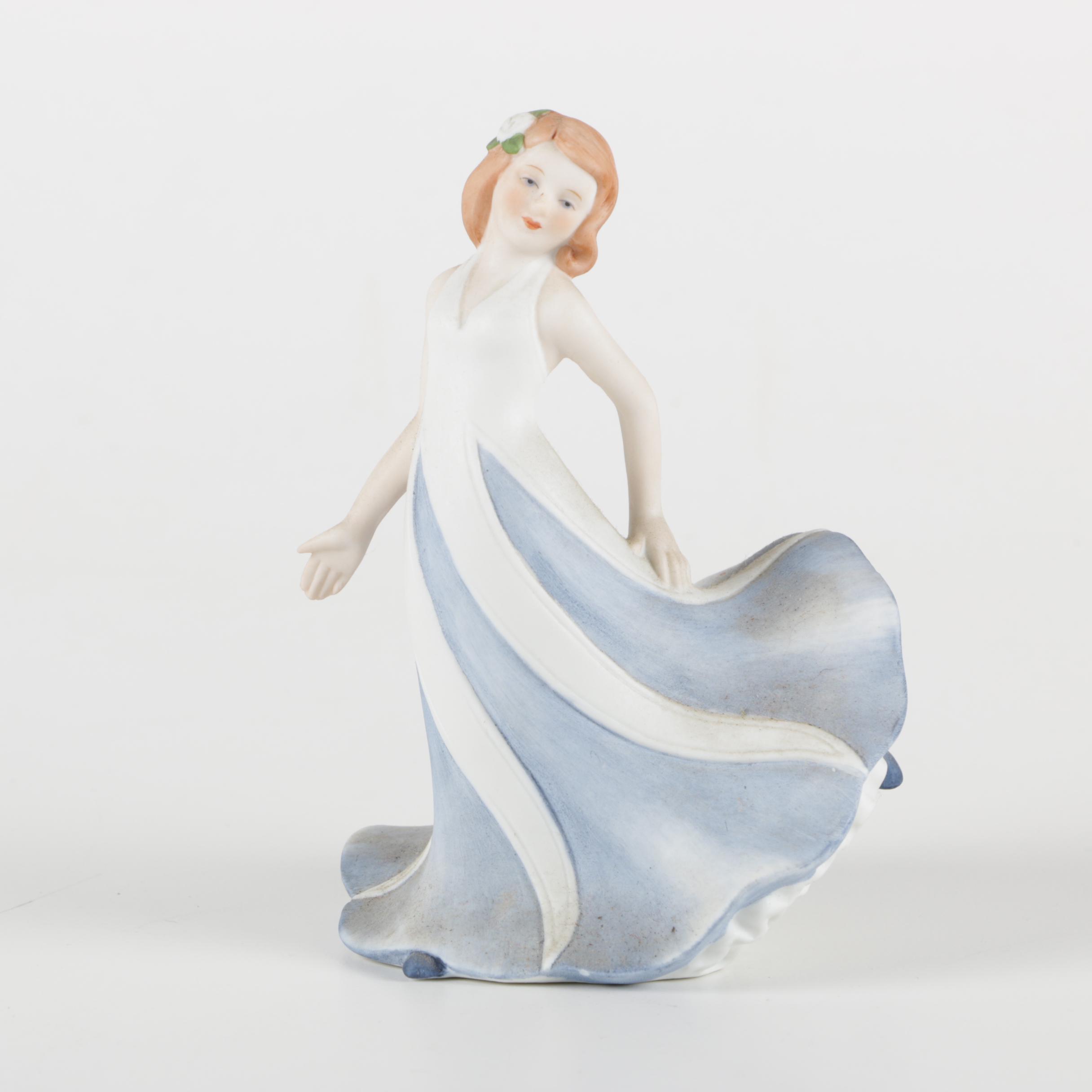 "The Flower Maidens of the Year" Porcelain Figurines
