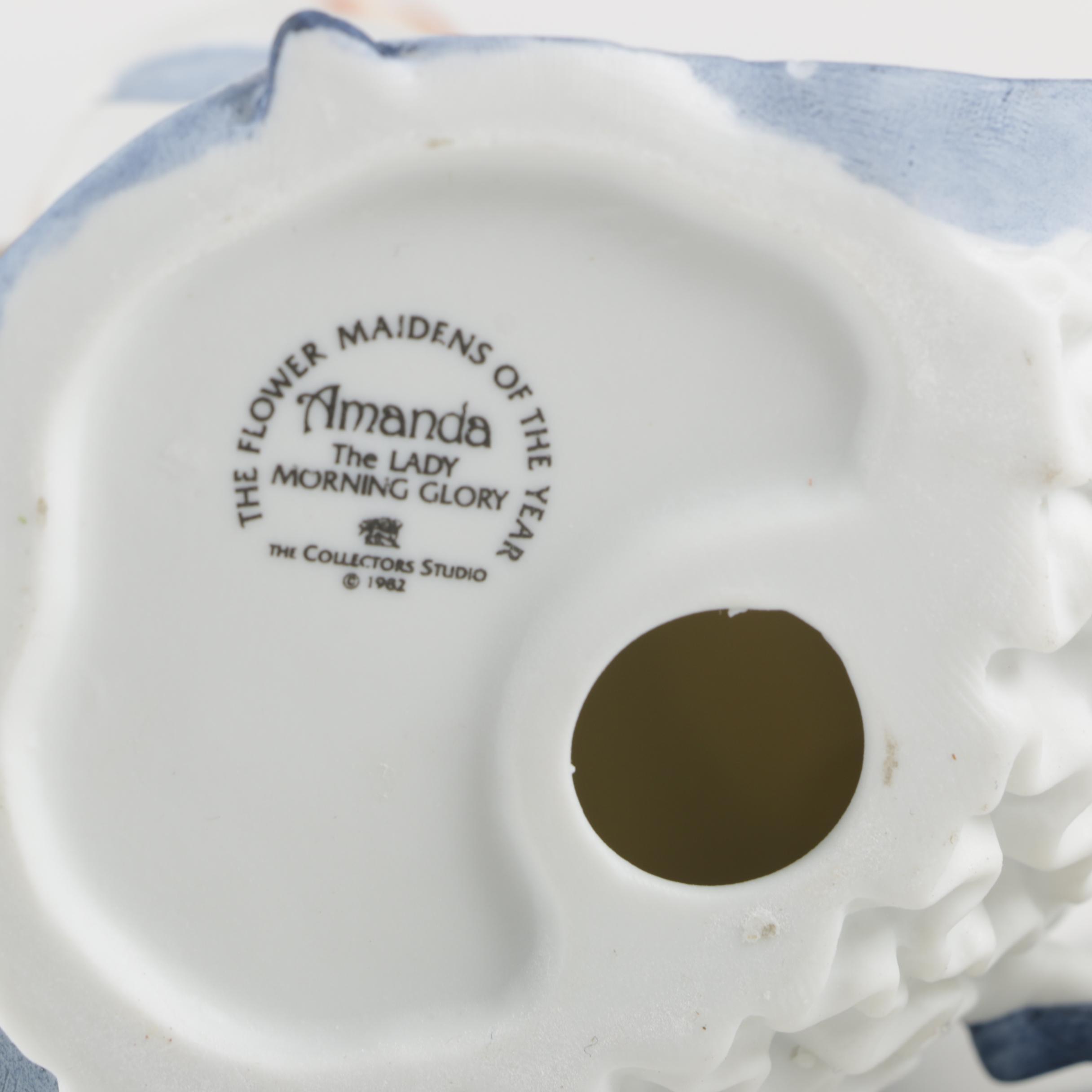 "The Flower Maidens of the Year" Porcelain Figurines