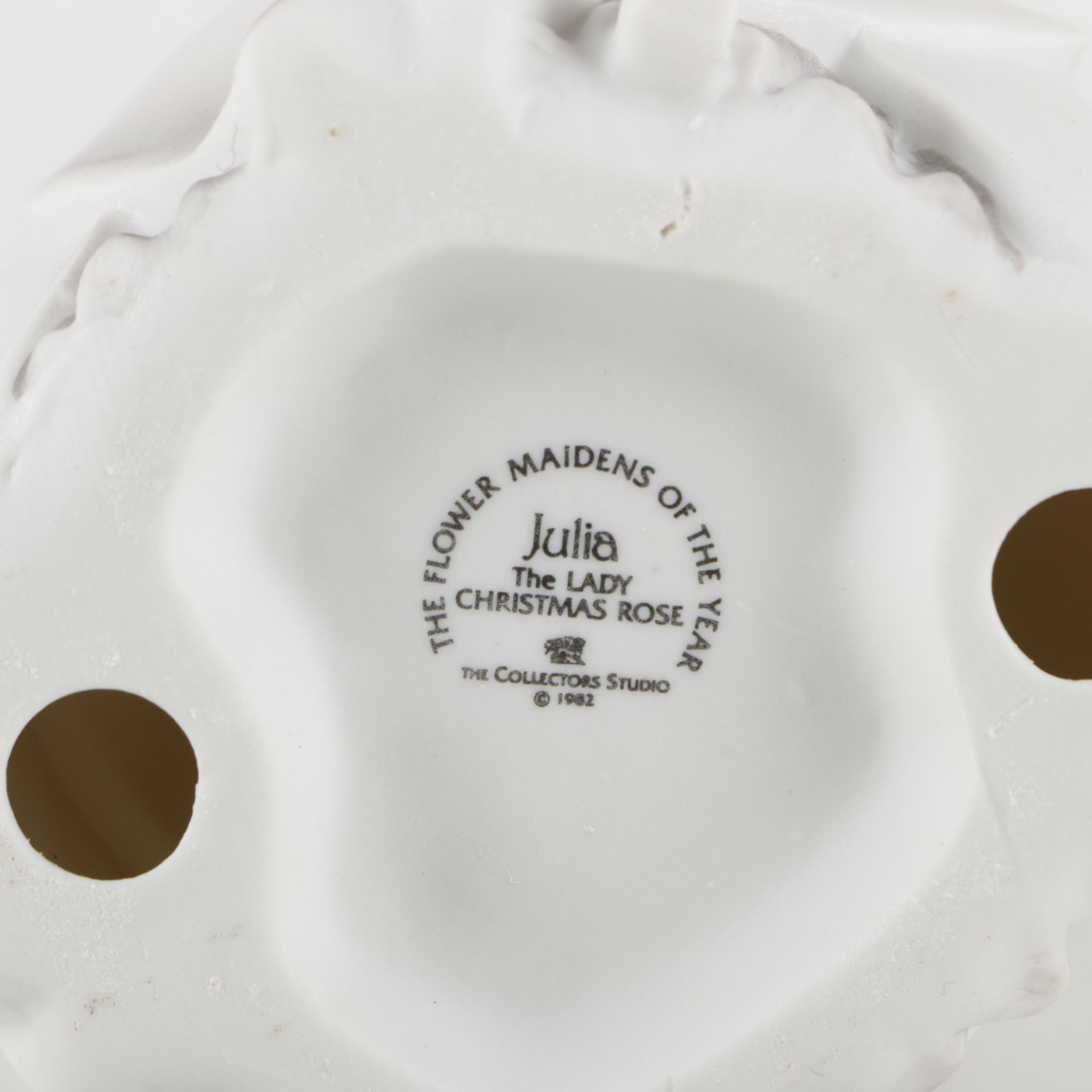 "The Flower Maidens of the Year" Porcelain Figurines