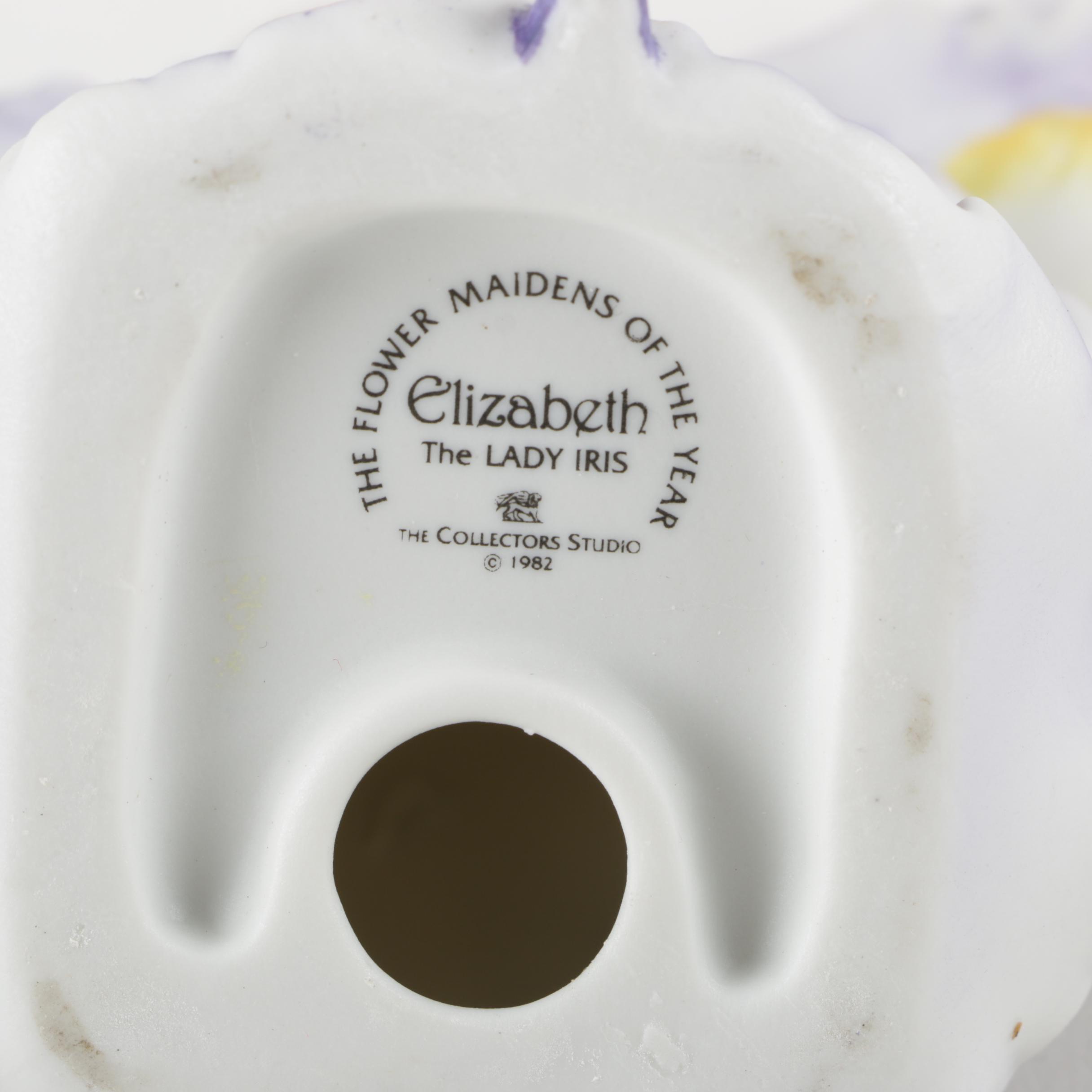 "The Flower Maidens of the Year" Porcelain Figurines