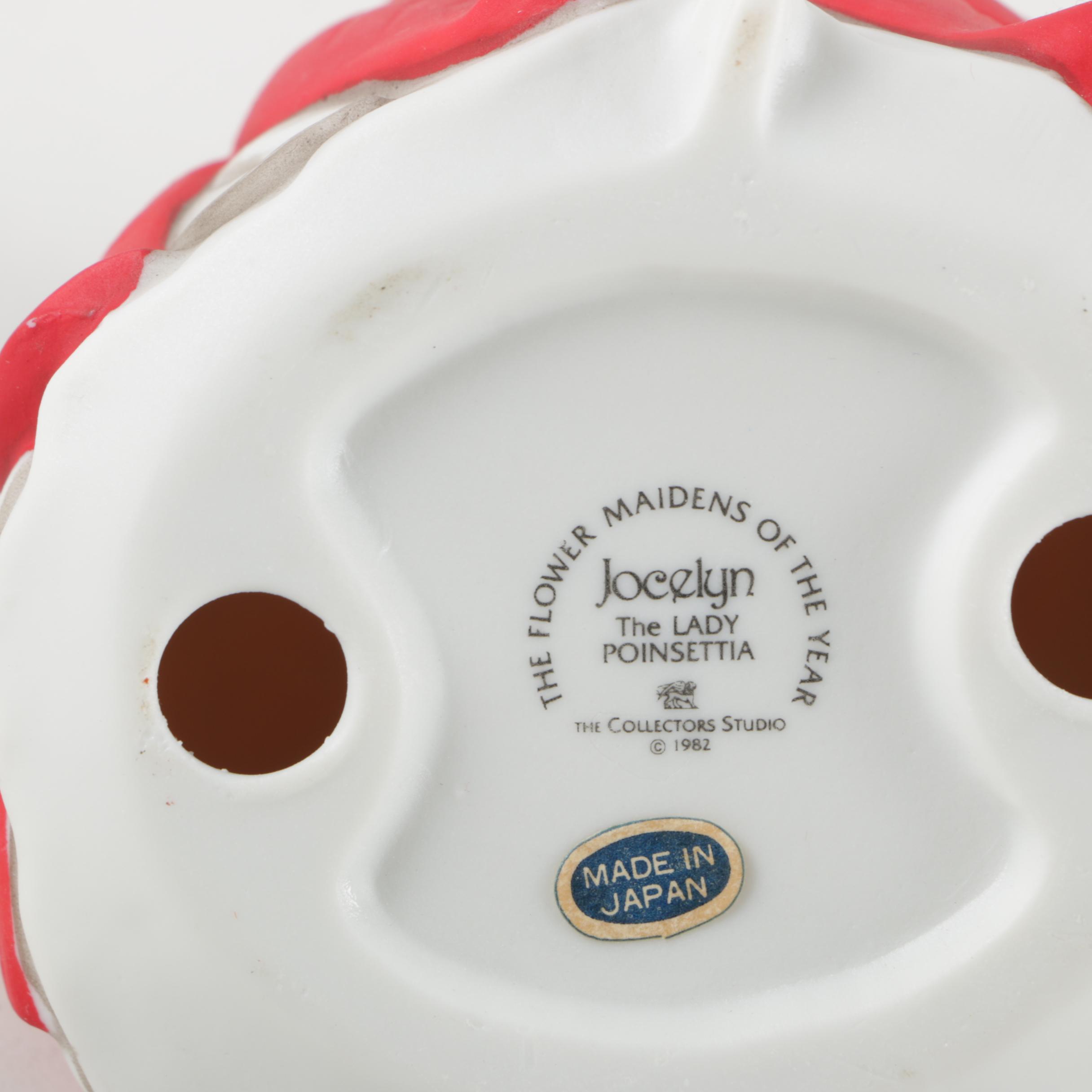 "The Flower Maidens of the Year" Porcelain Figurines