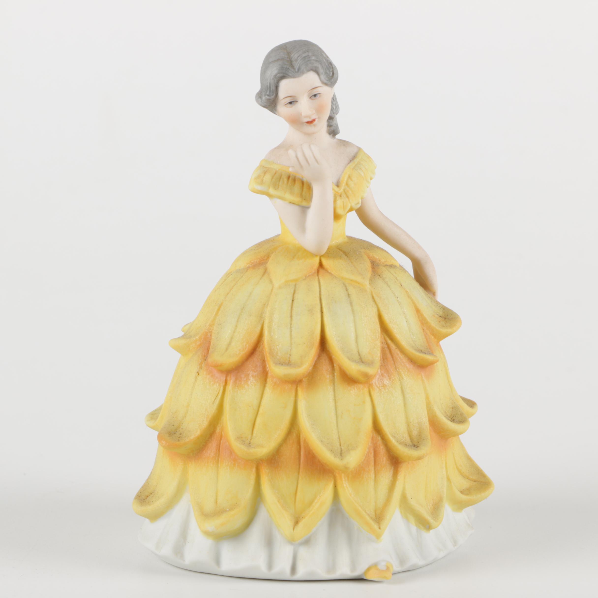 "The Flower Maidens of the Year" Porcelain Figurines