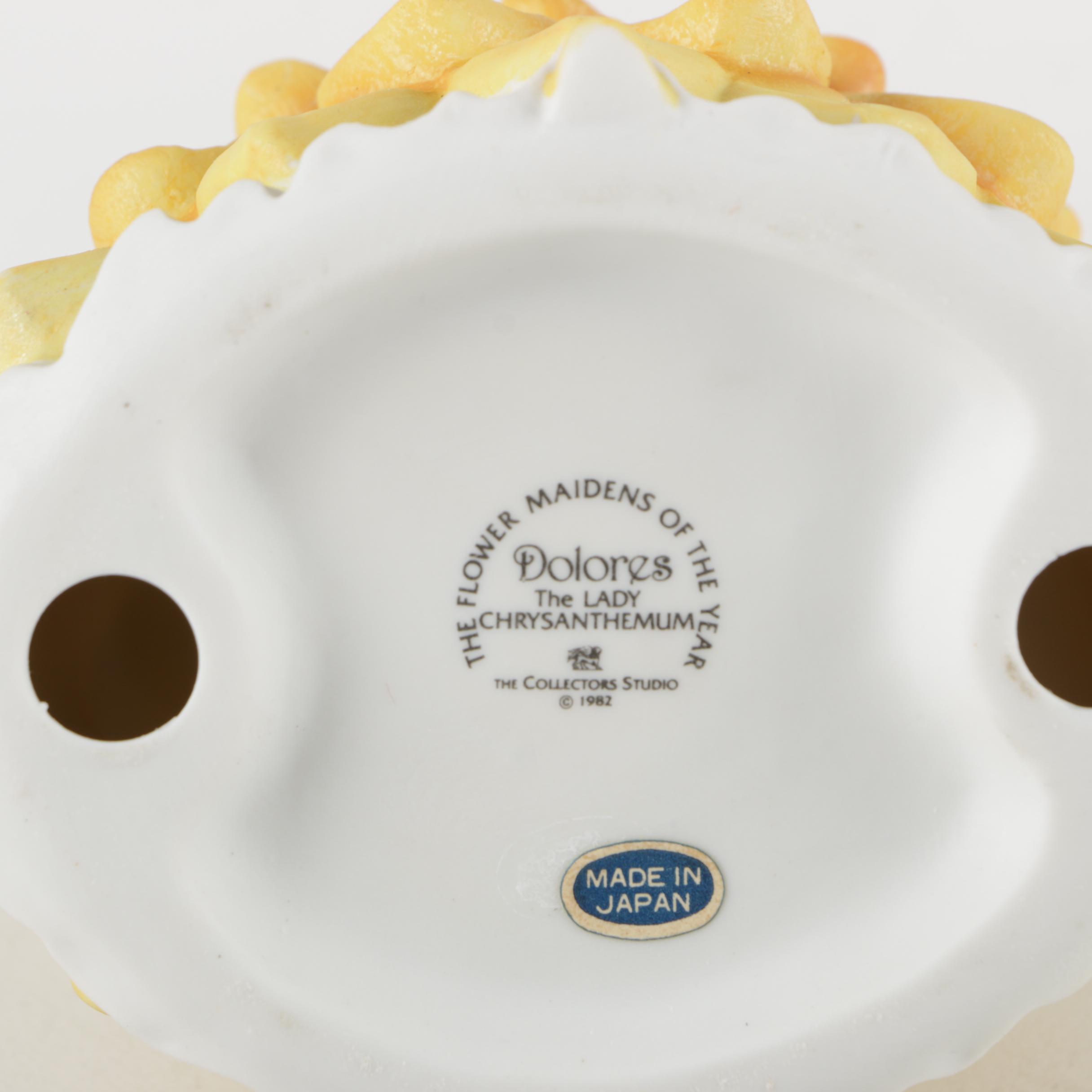 "The Flower Maidens of the Year" Porcelain Figurines