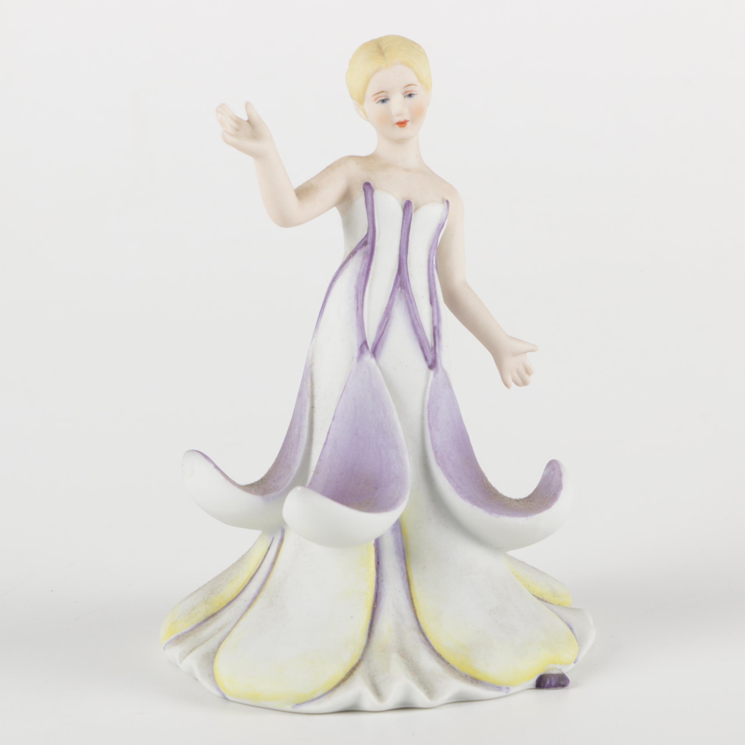 "The Flower Maidens of the Year" Porcelain Figurines