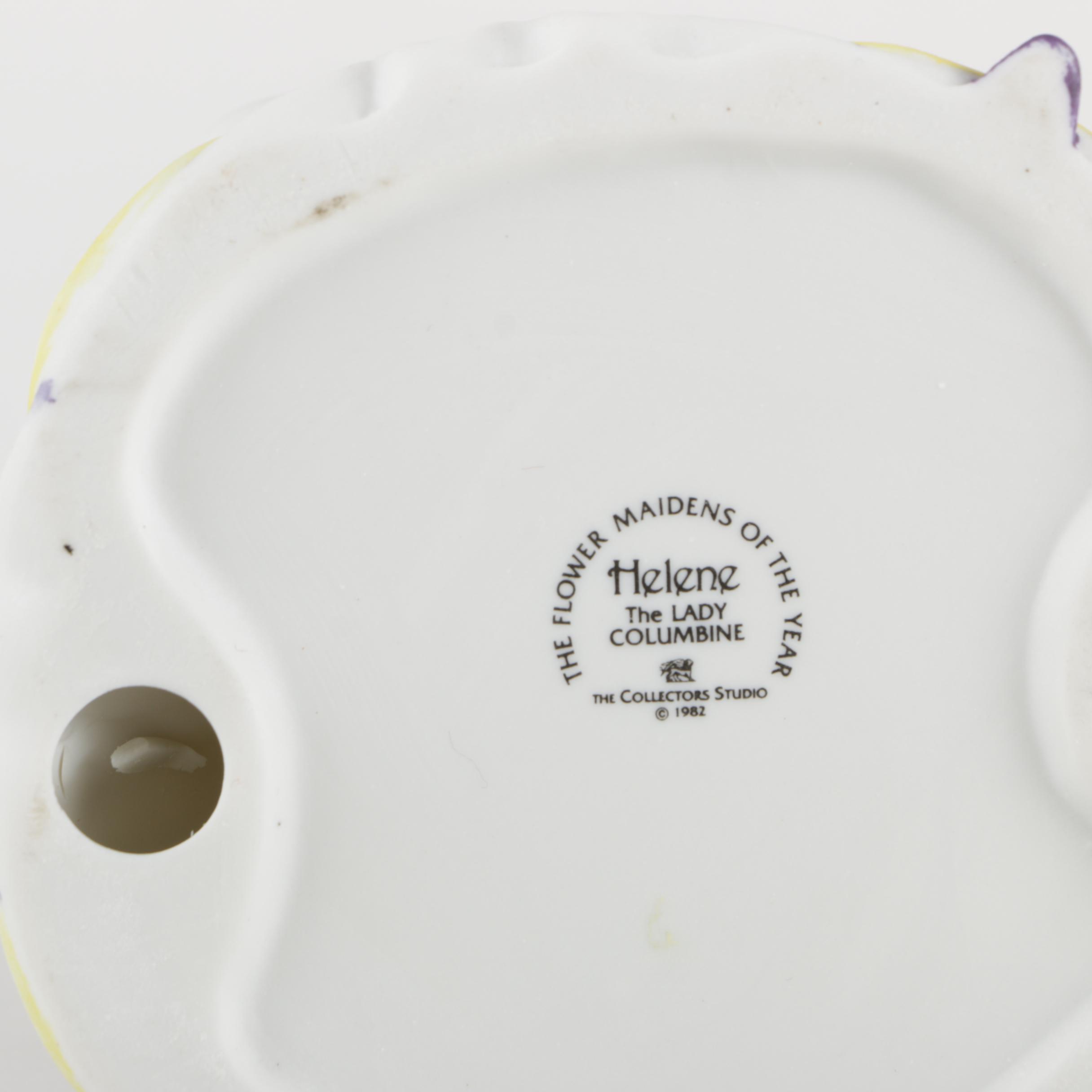 "The Flower Maidens of the Year" Porcelain Figurines