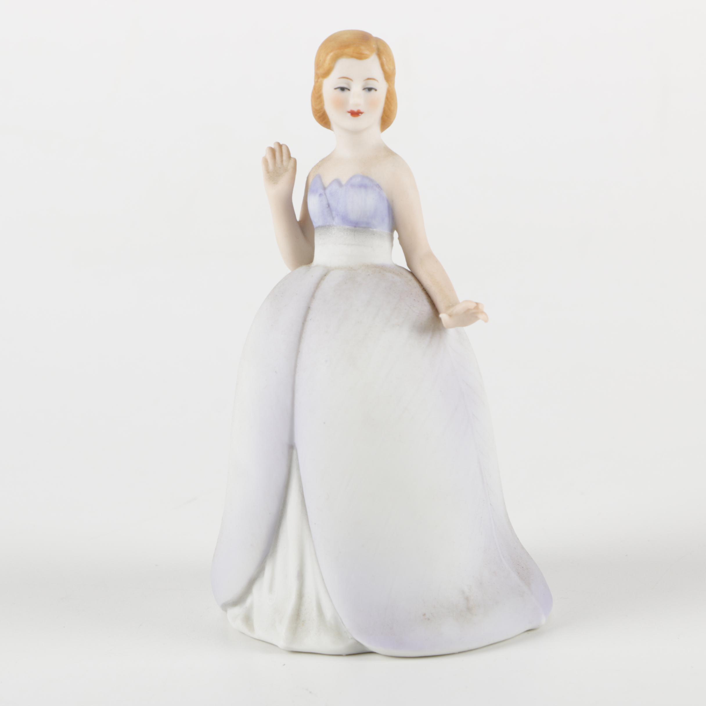 "The Flower Maidens of the Year" Porcelain Figurines